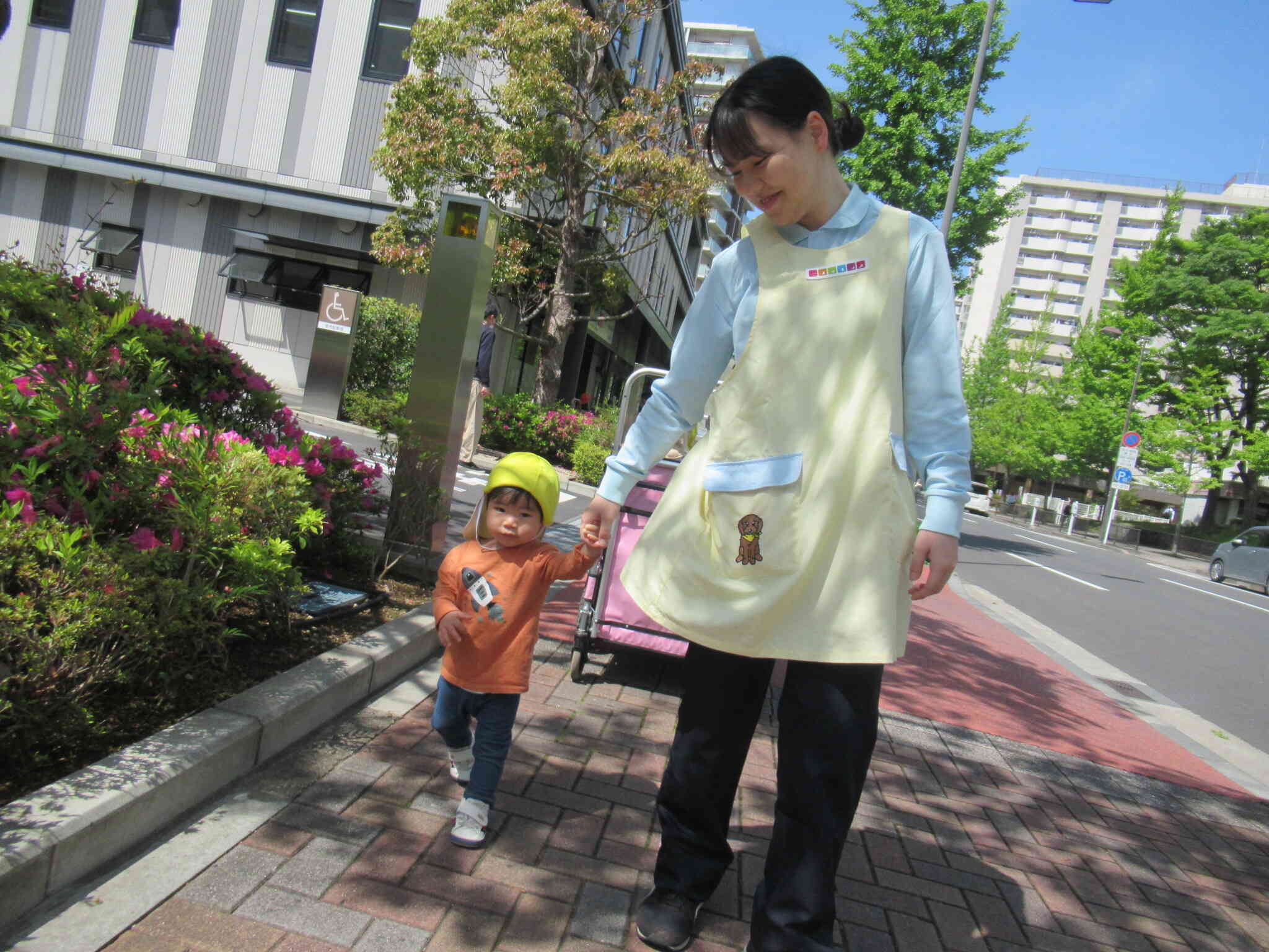 春のお散歩　たのしいですね♪