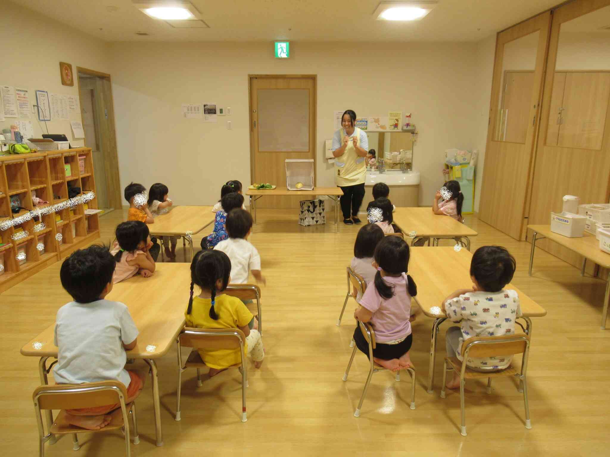 野菜クイズ！（うさぎ組　3歳児）