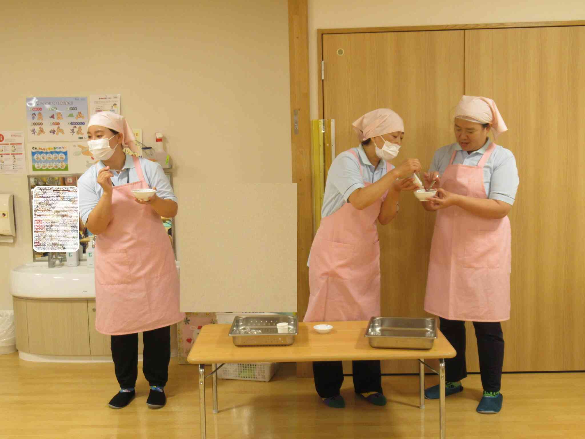 フルーチェつくり（3歳児　うさぎ組）