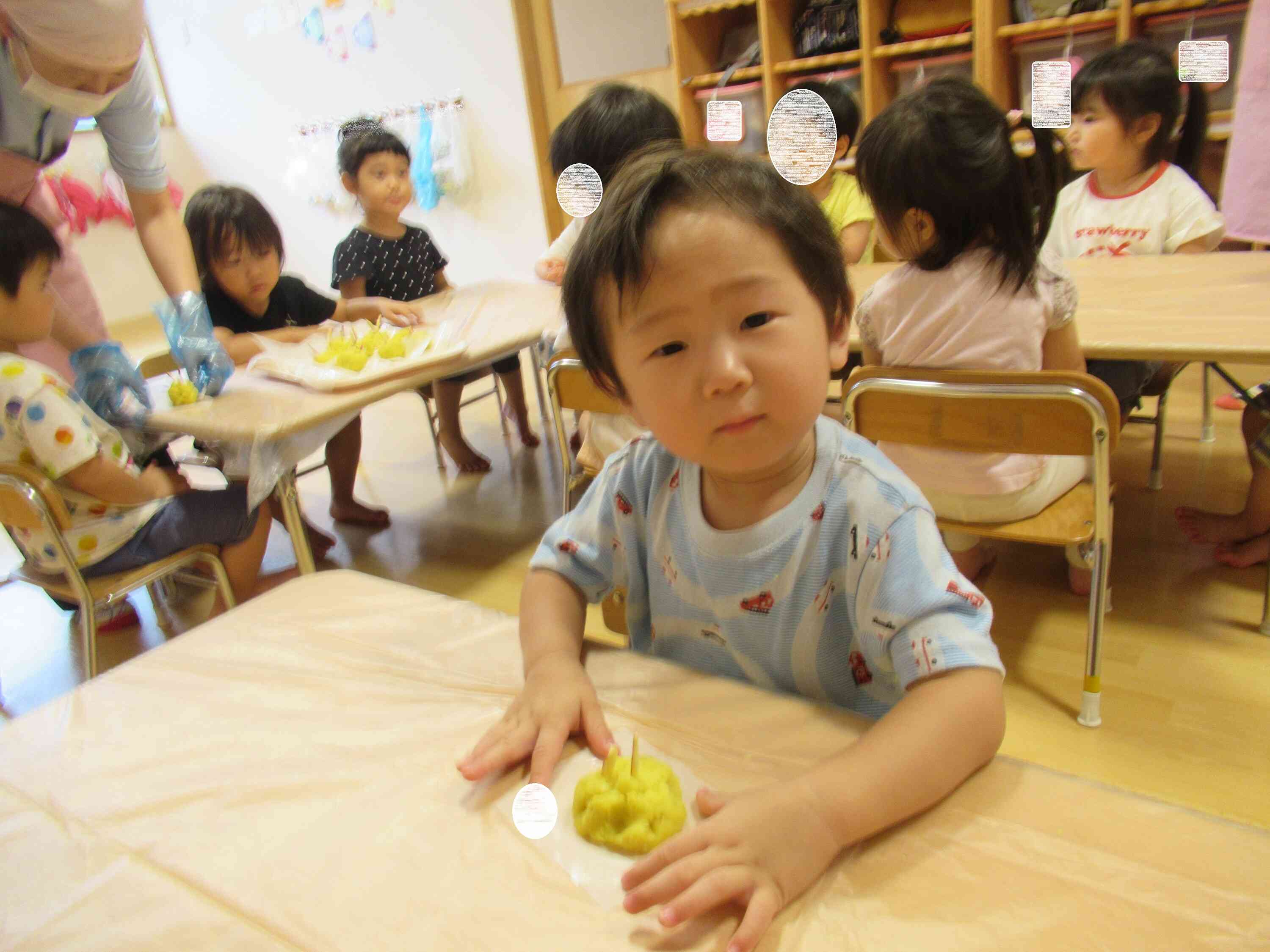 ぼくも上手にできたよ！