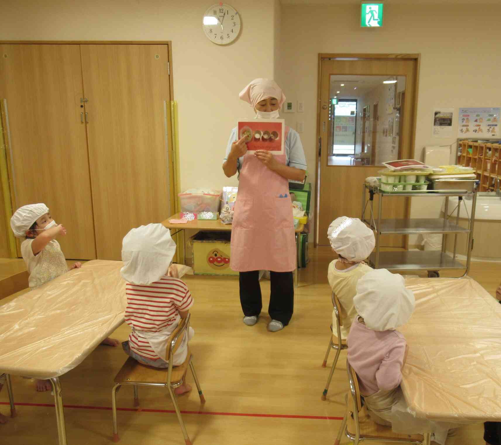 食育　スイートポテトつくり　（4歳児　ぱんだ組）