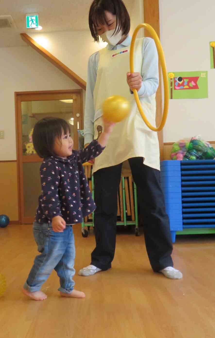 ボール入るかな？