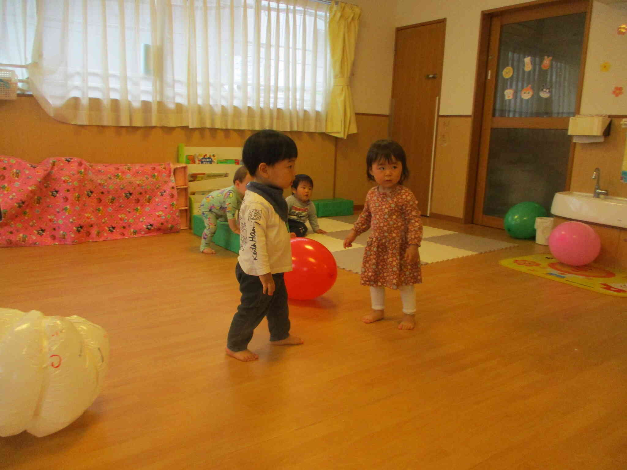 どの風船にしようかな…
