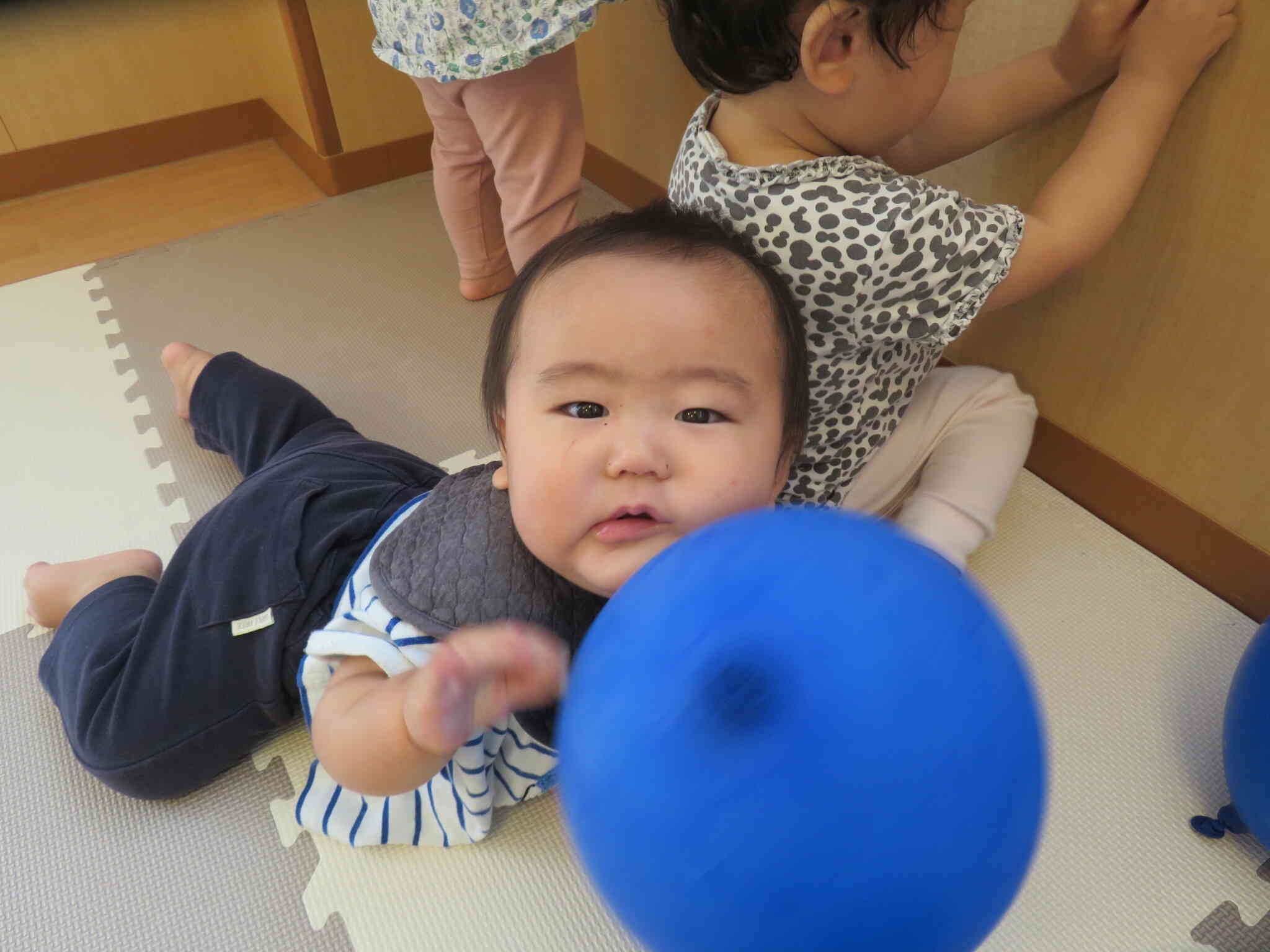風船つかまえた！