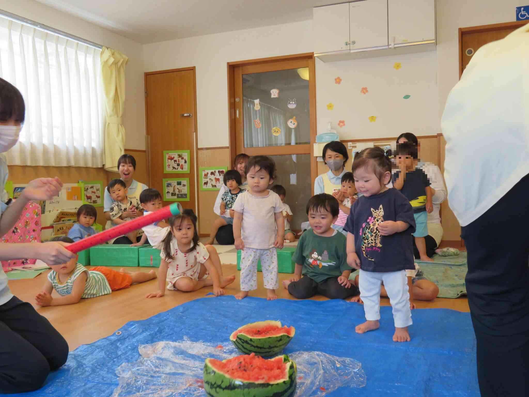 割れた～！