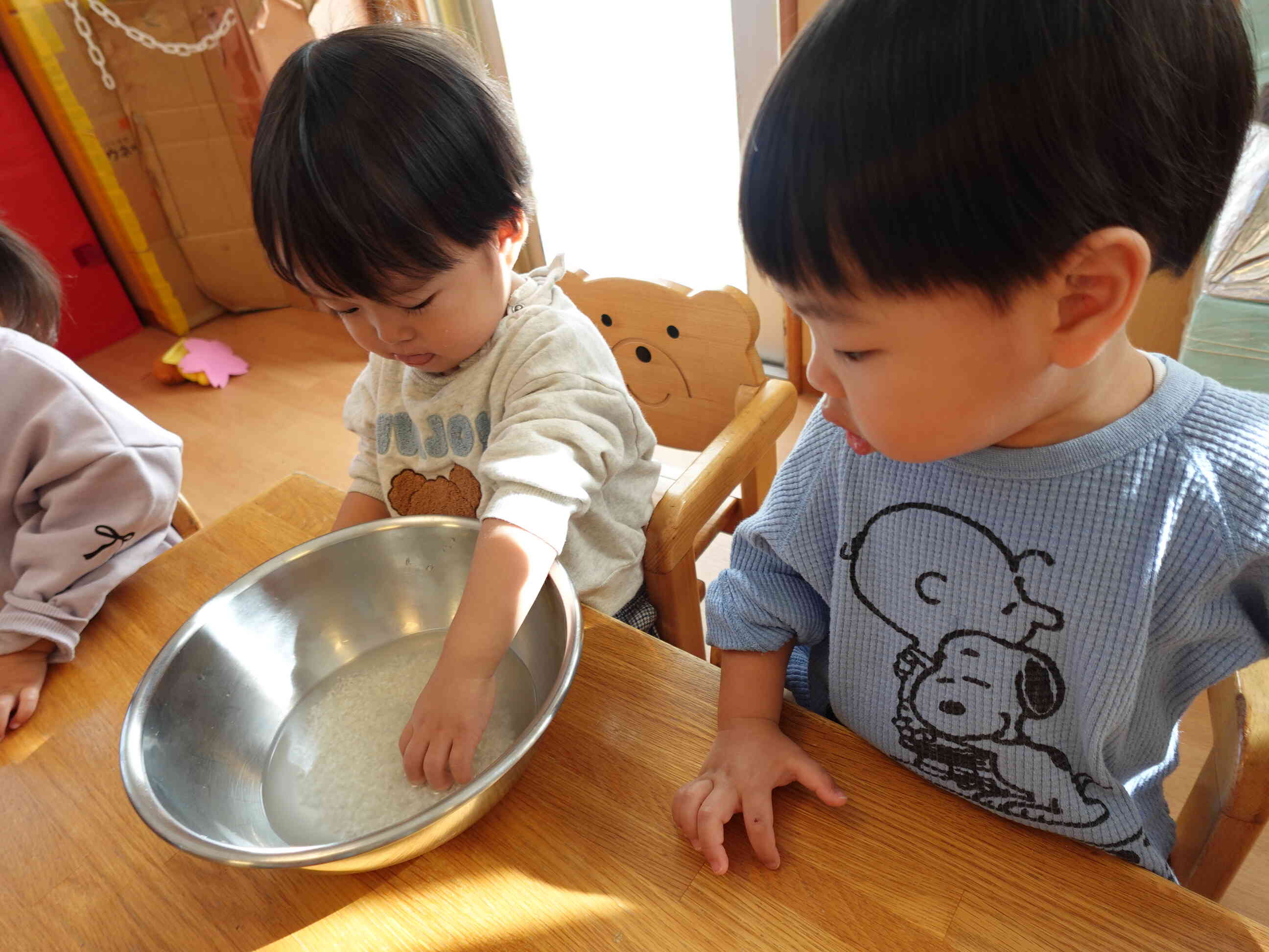 【和食の日】米とぎ・おにぎり作り