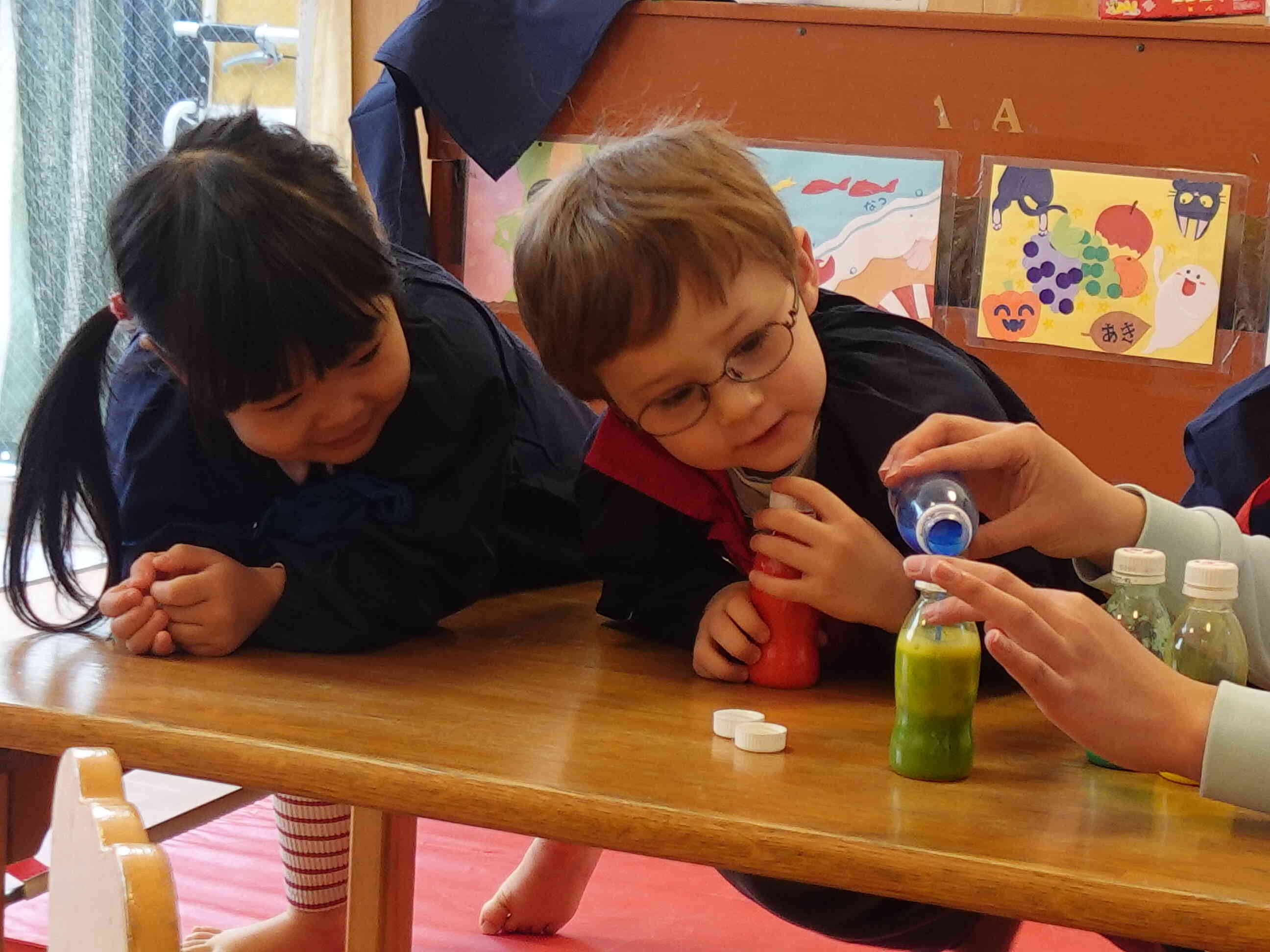 色が変わっていくね