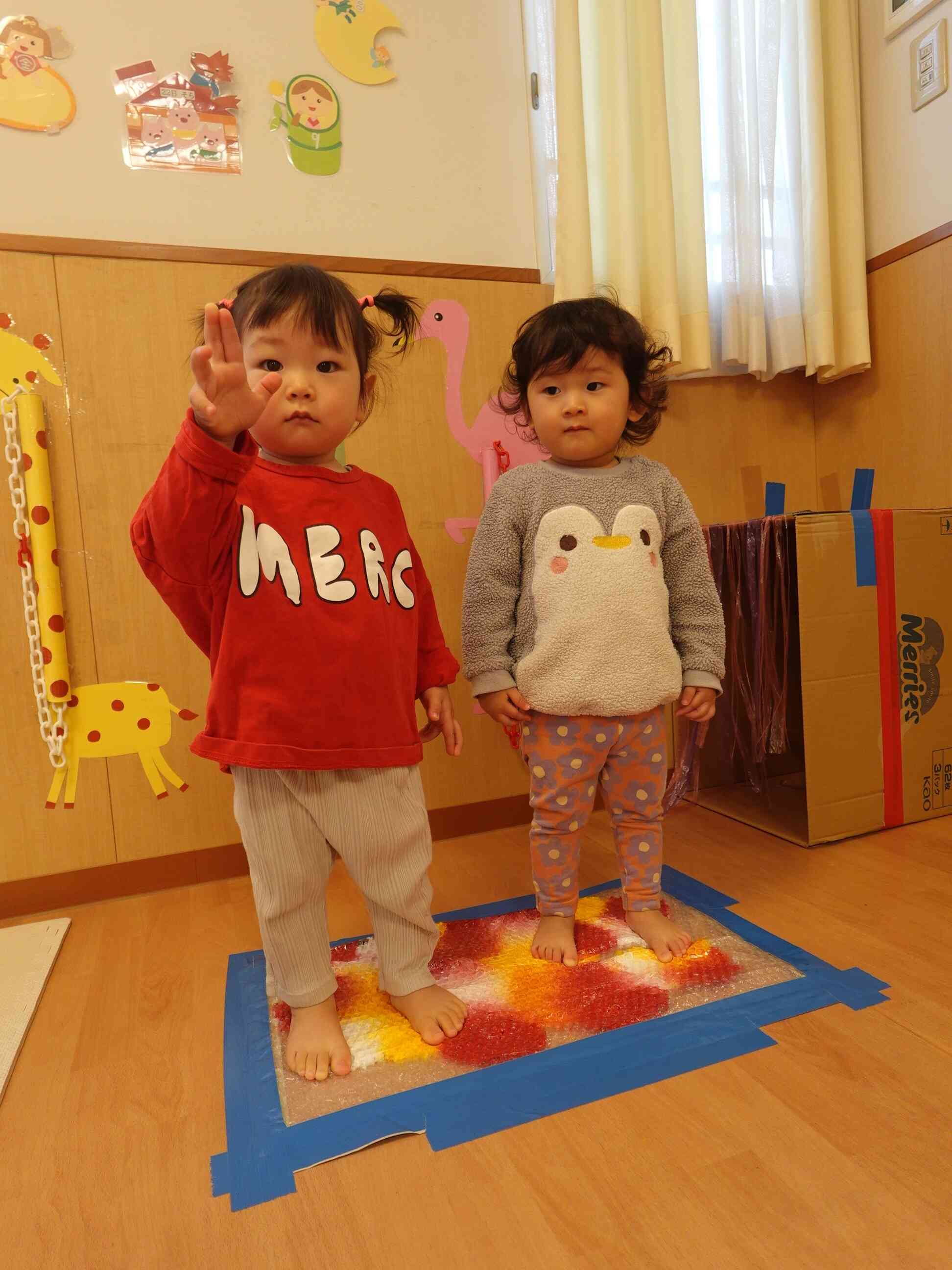 一緒に乗ったよ！ハイ！ポーズ！