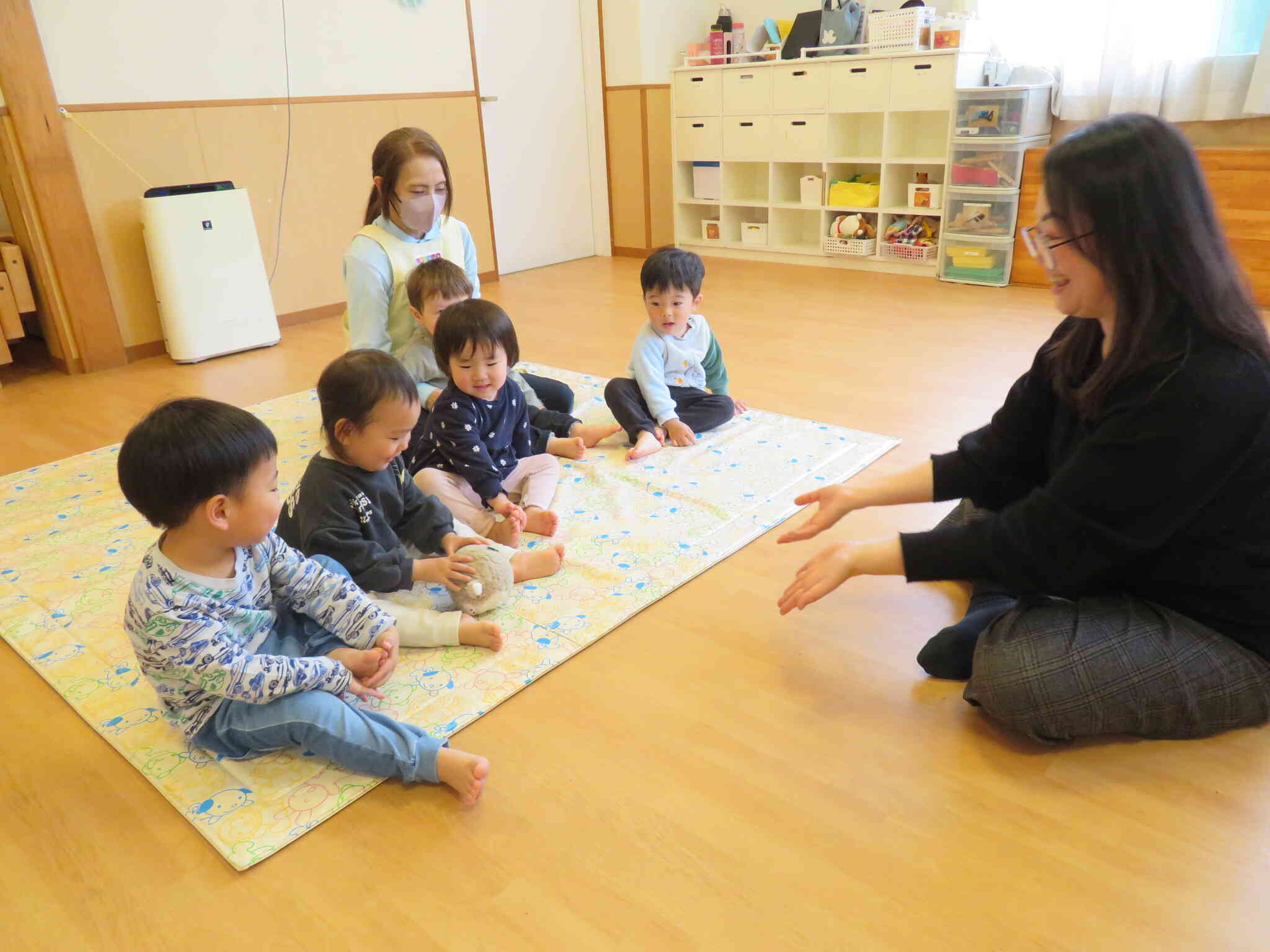 ２歳児クラスのリトミック