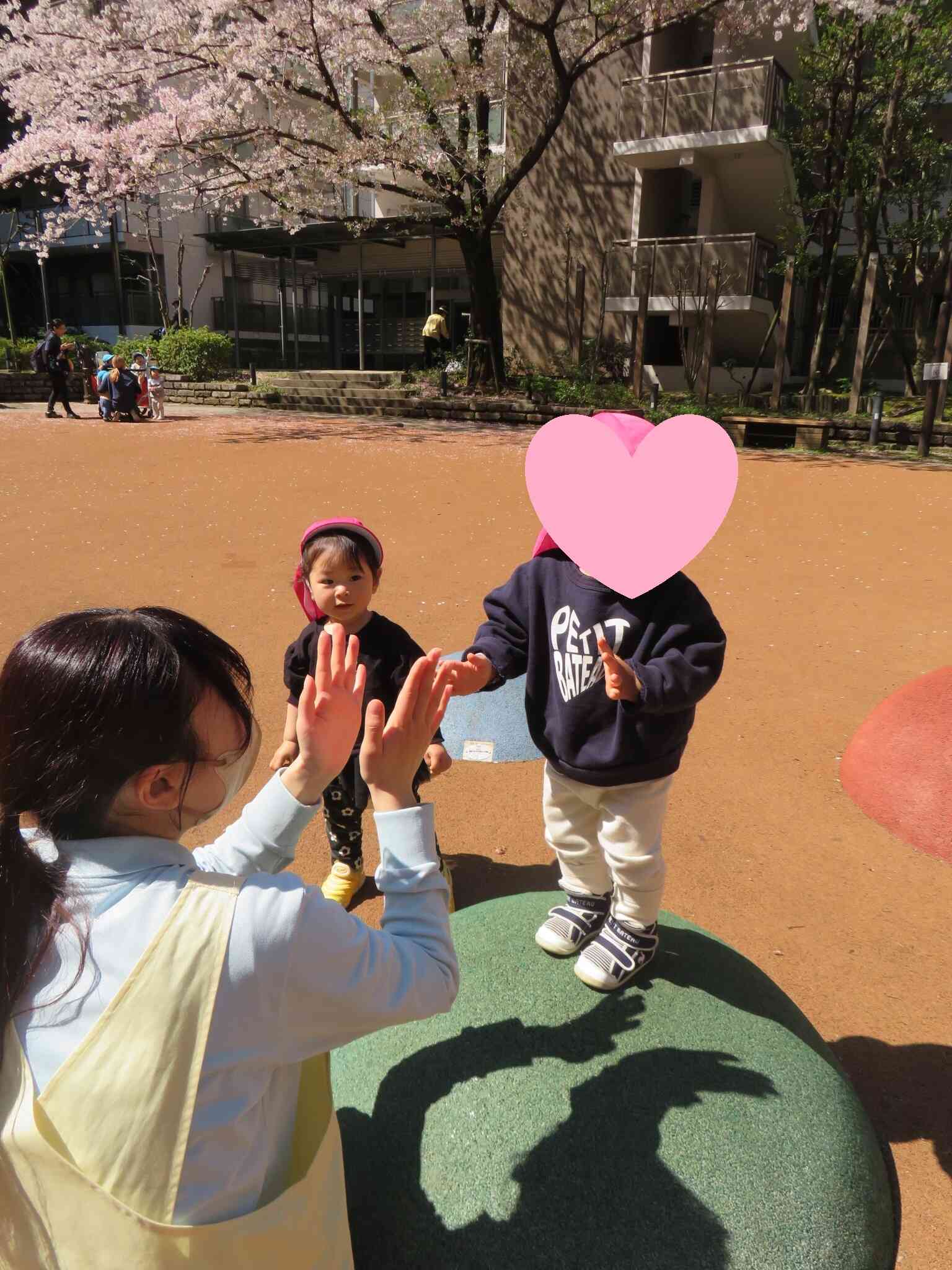 お山に立てた！