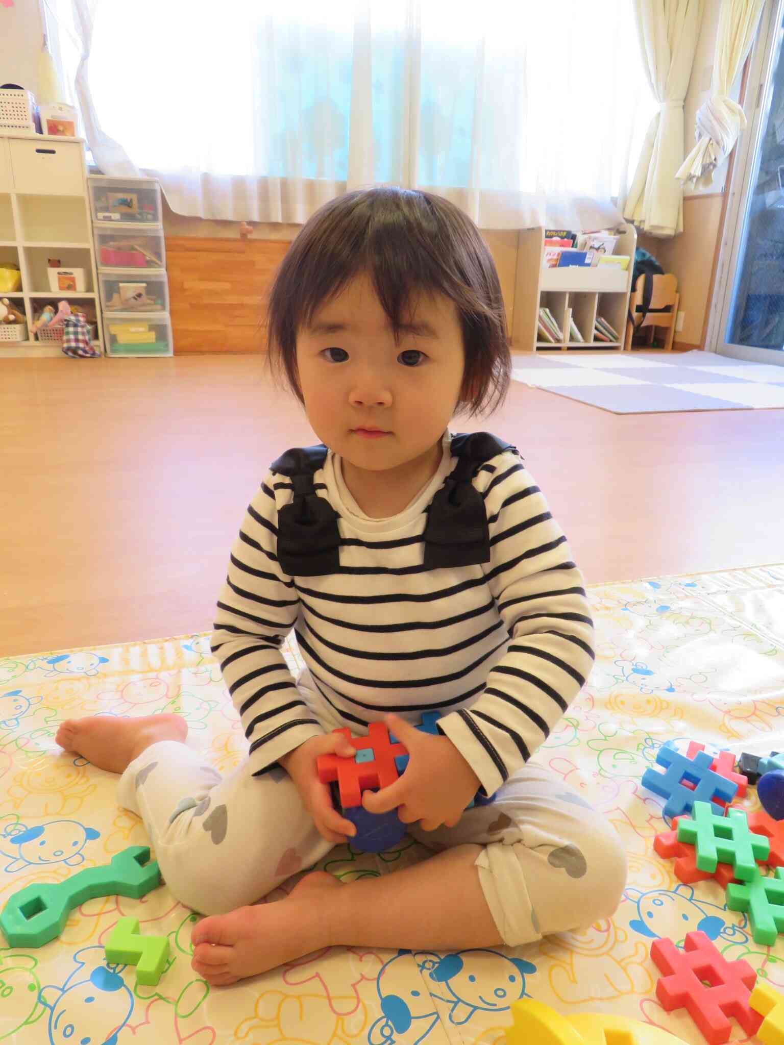ブロックたくさんつなげようかな…