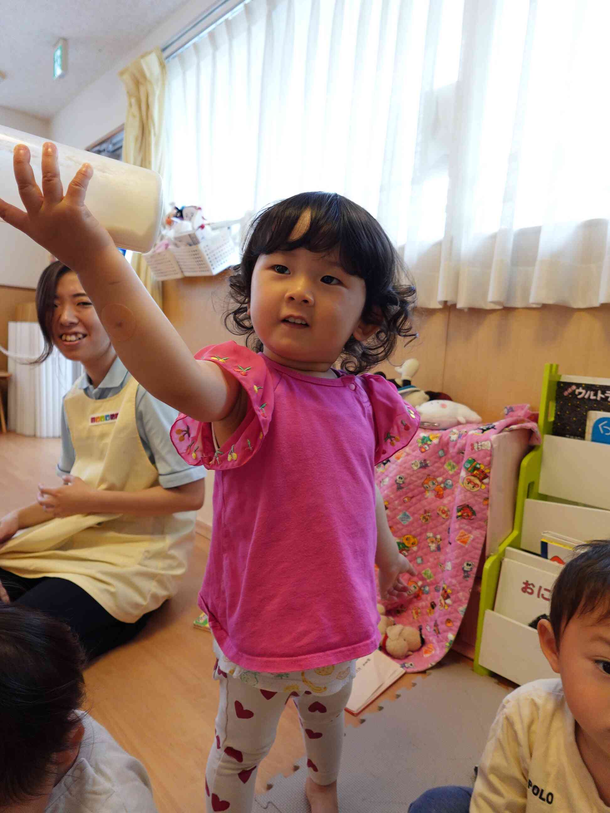 1歳児クラスも頑張るもん！