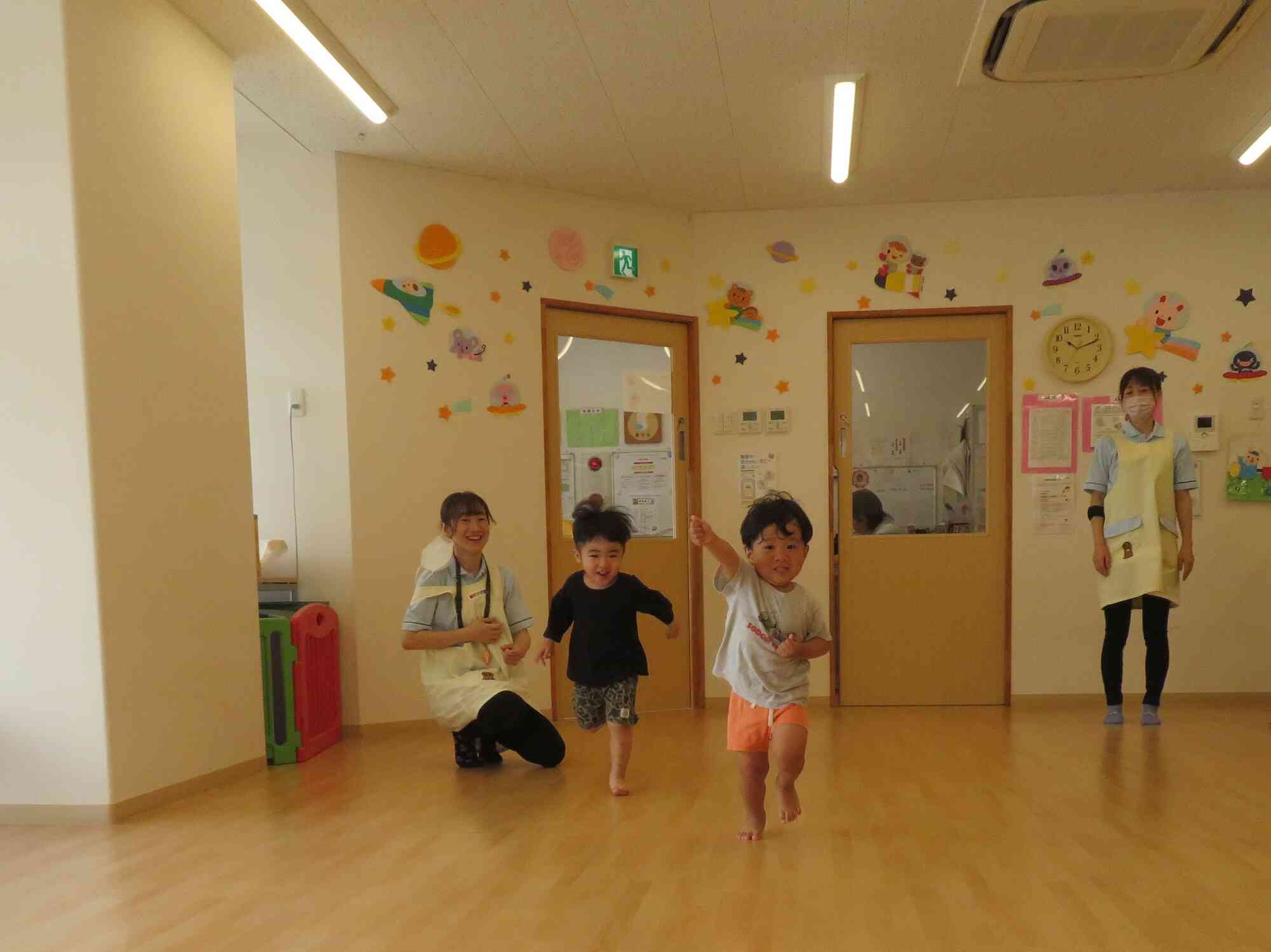 おもいっきり走るよ〜!