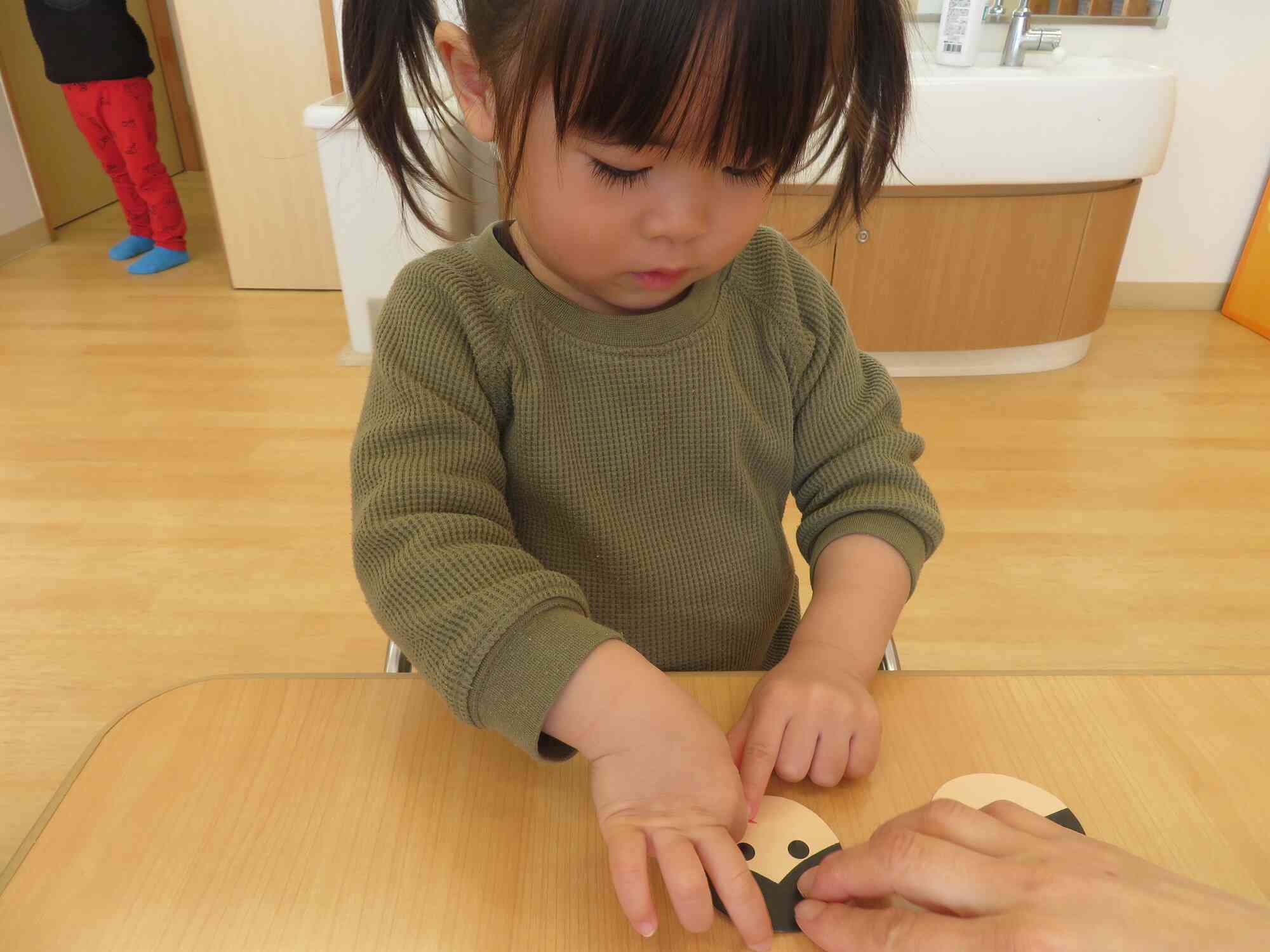 かわいいおひな様とおだいり様ができたよ!