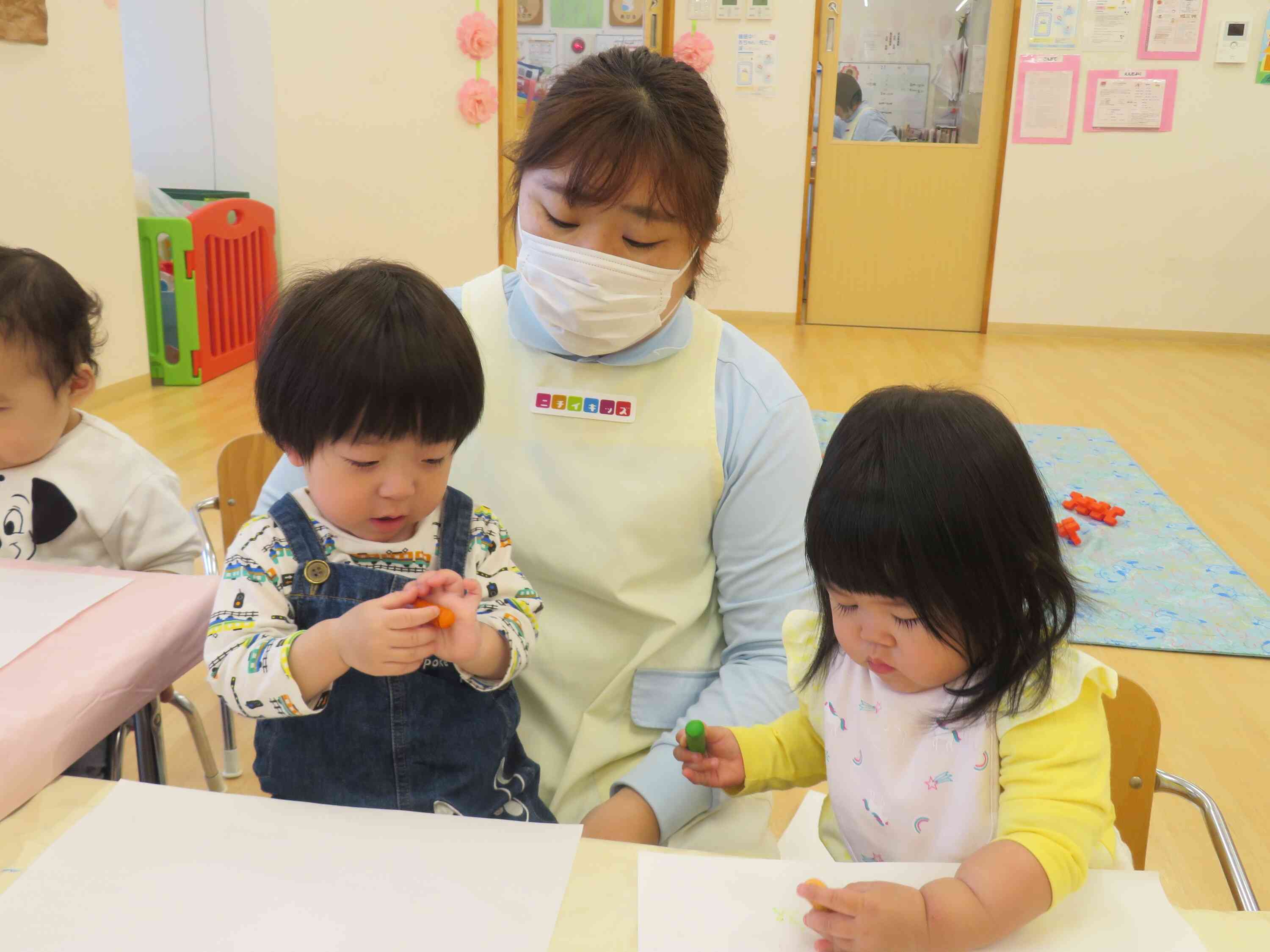 「いろいろな模様ができて楽しいね!」