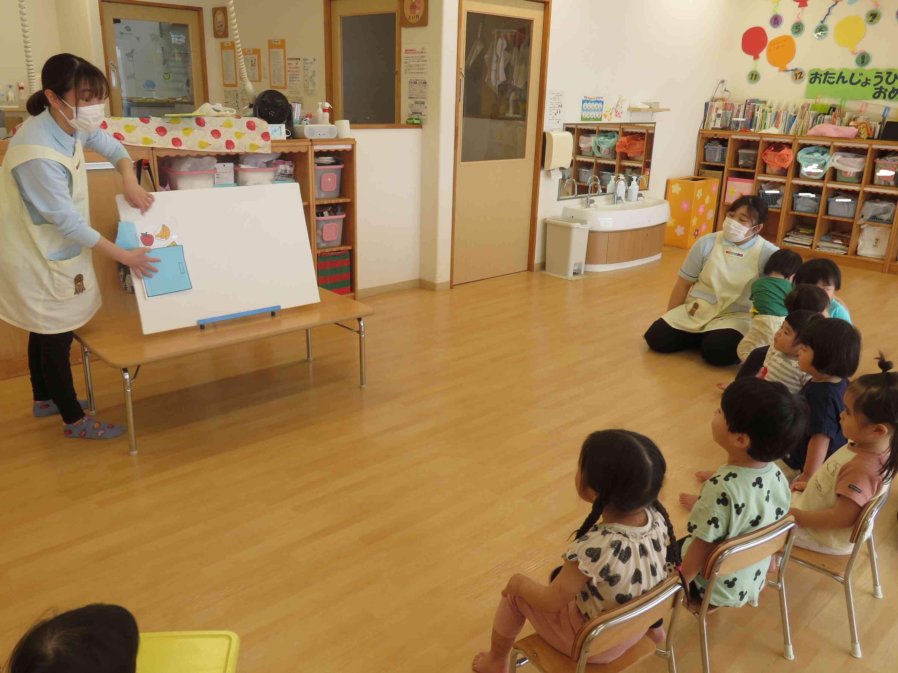 ペープサートを見ました♪