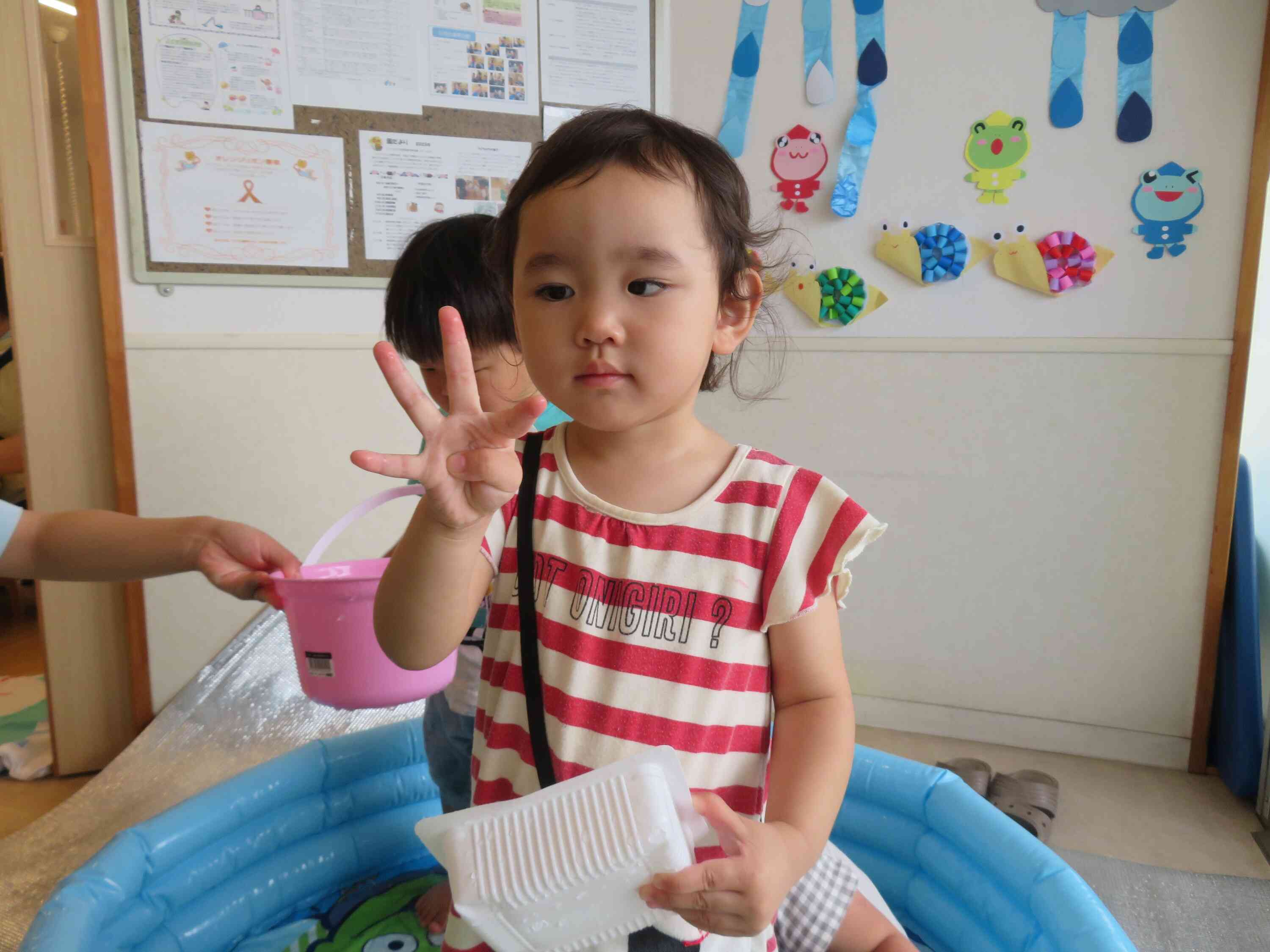 また明日も水遊びしようね♡