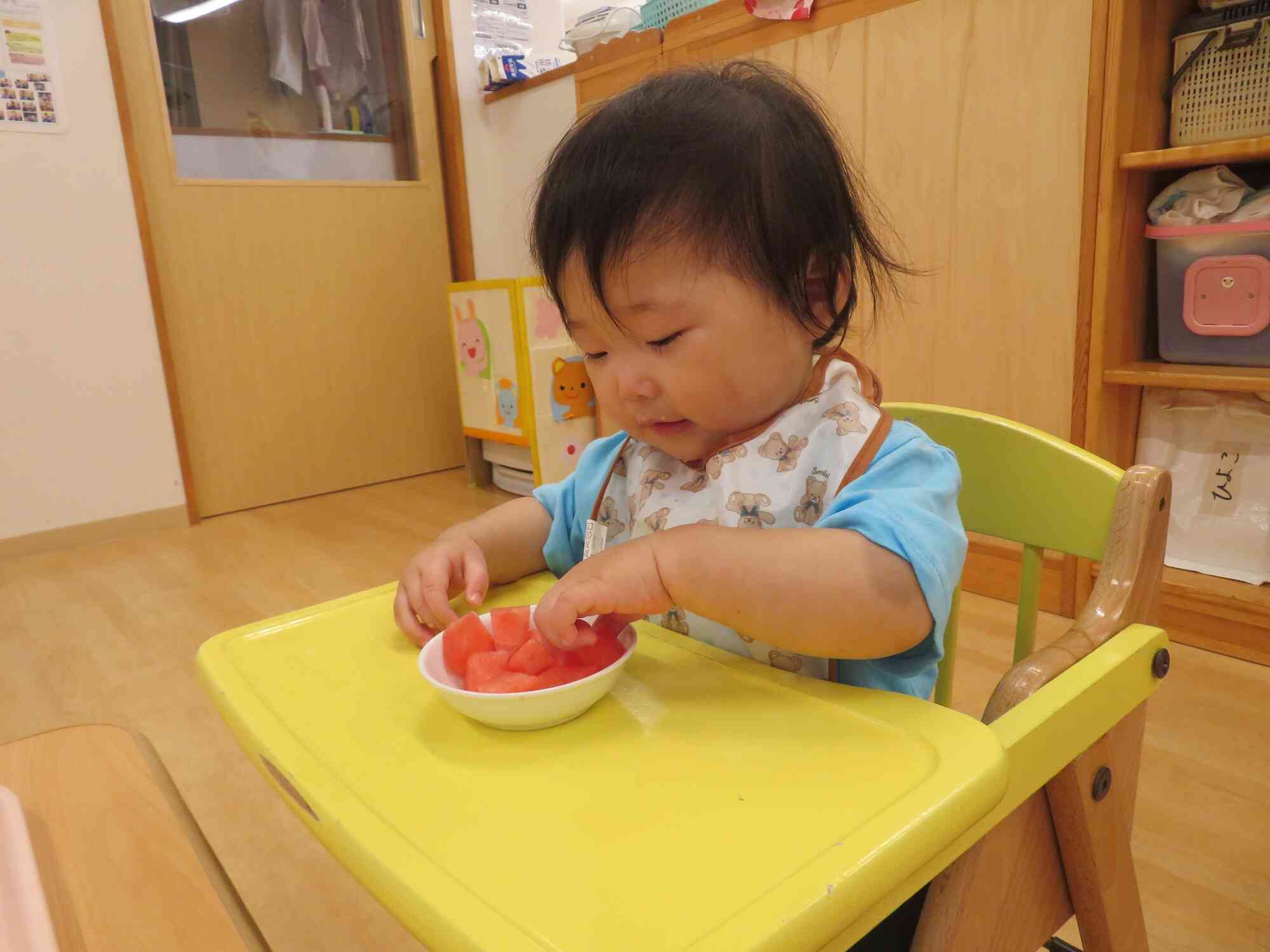 すいか甘くておいしいね〜！