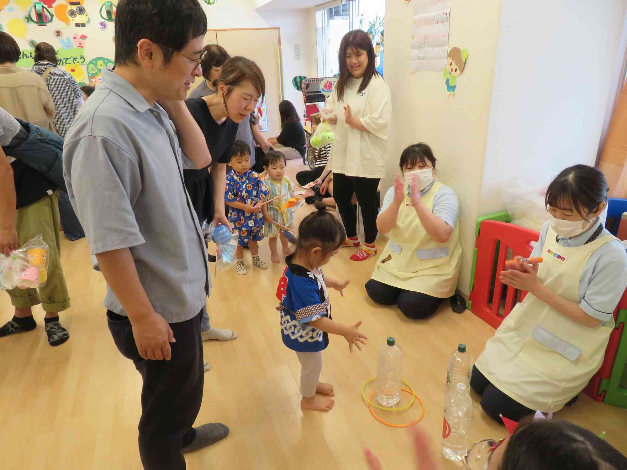 輪投げの様子です！