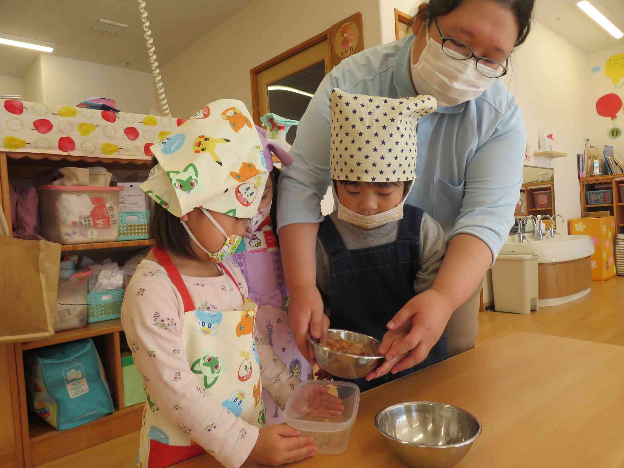 ふりかけ作りをしました！