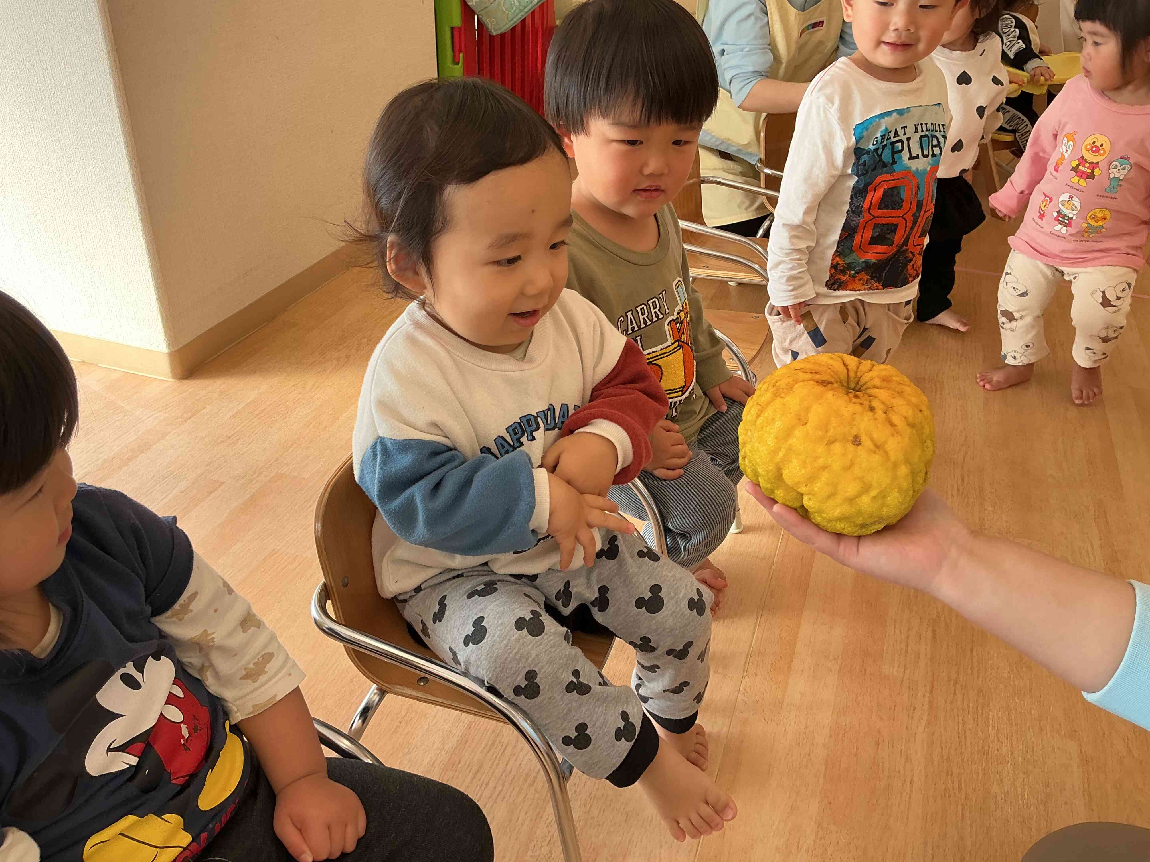 おにゆずって、大きくてびっくり！