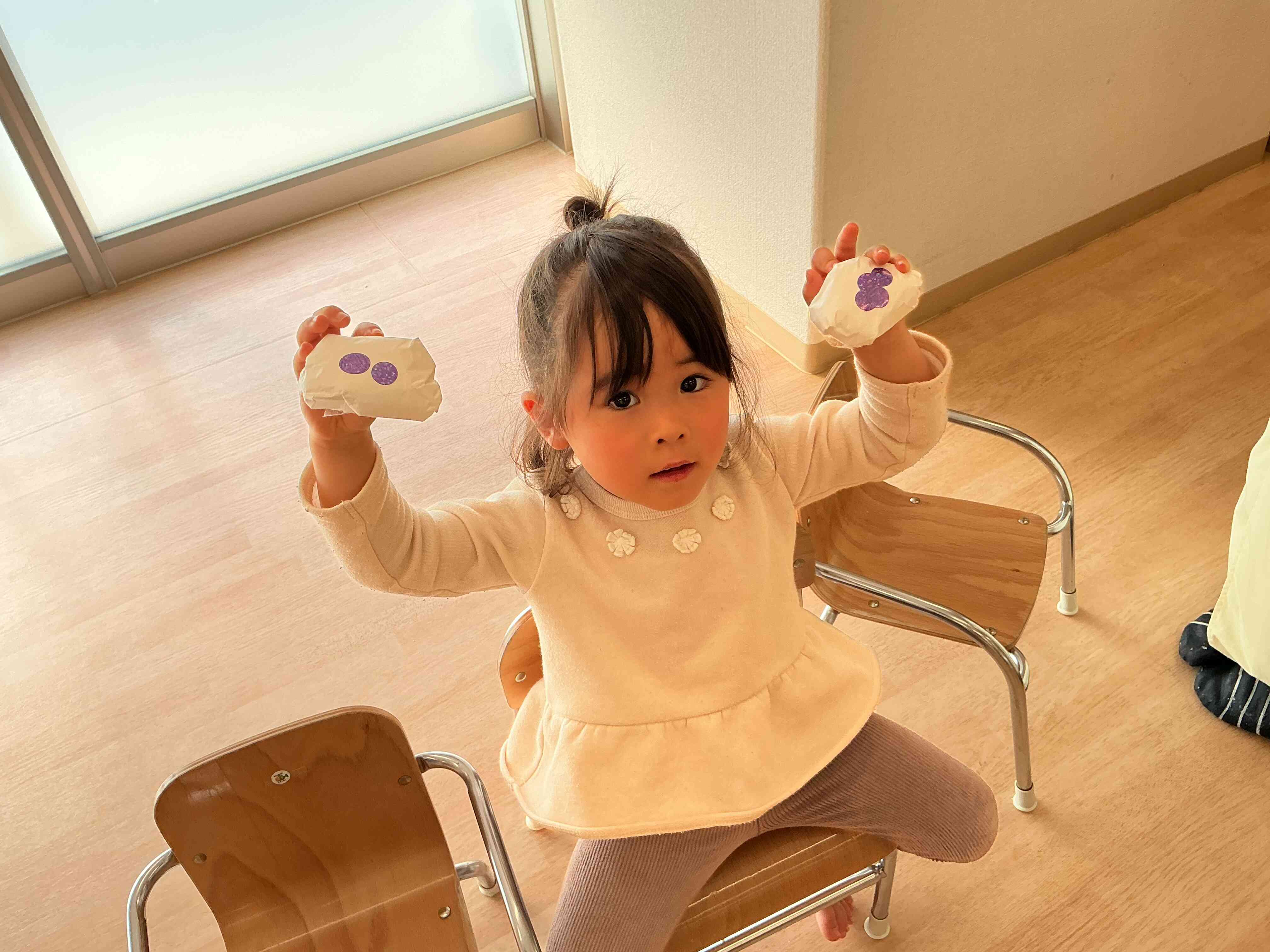 美味しそうなおもちができました！