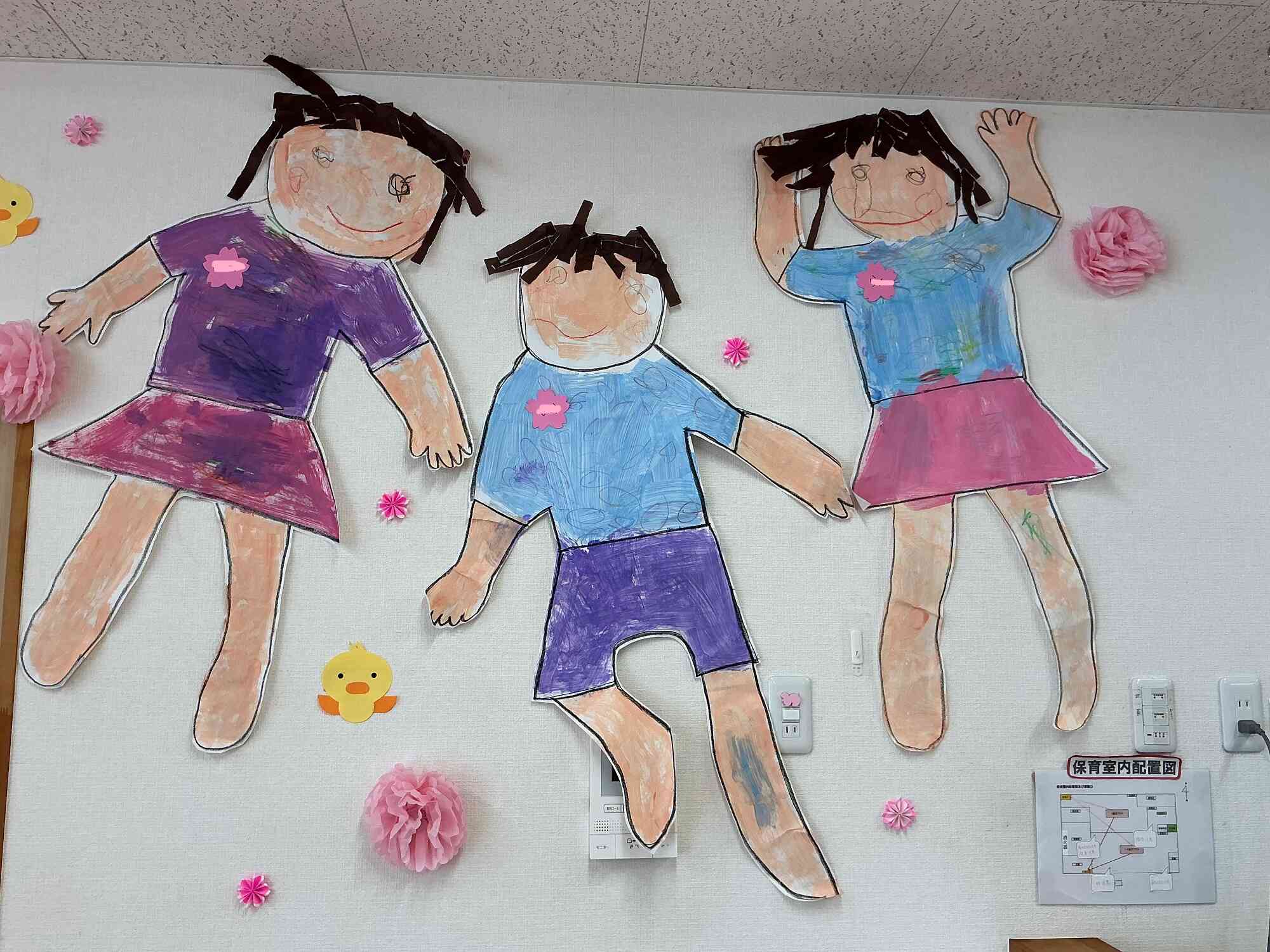 等身大の卒園製作です！