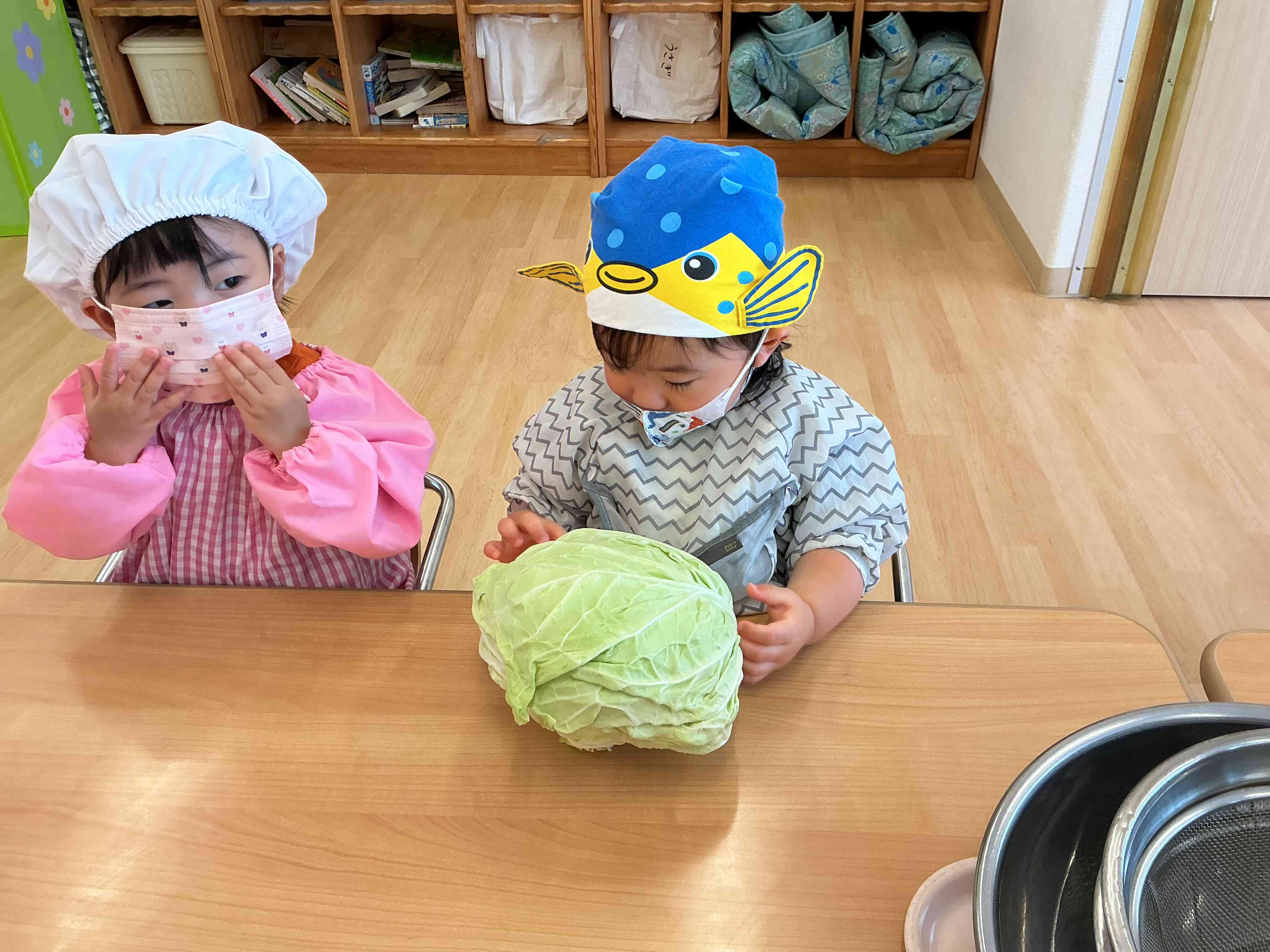 今日のクッキングは何かな。