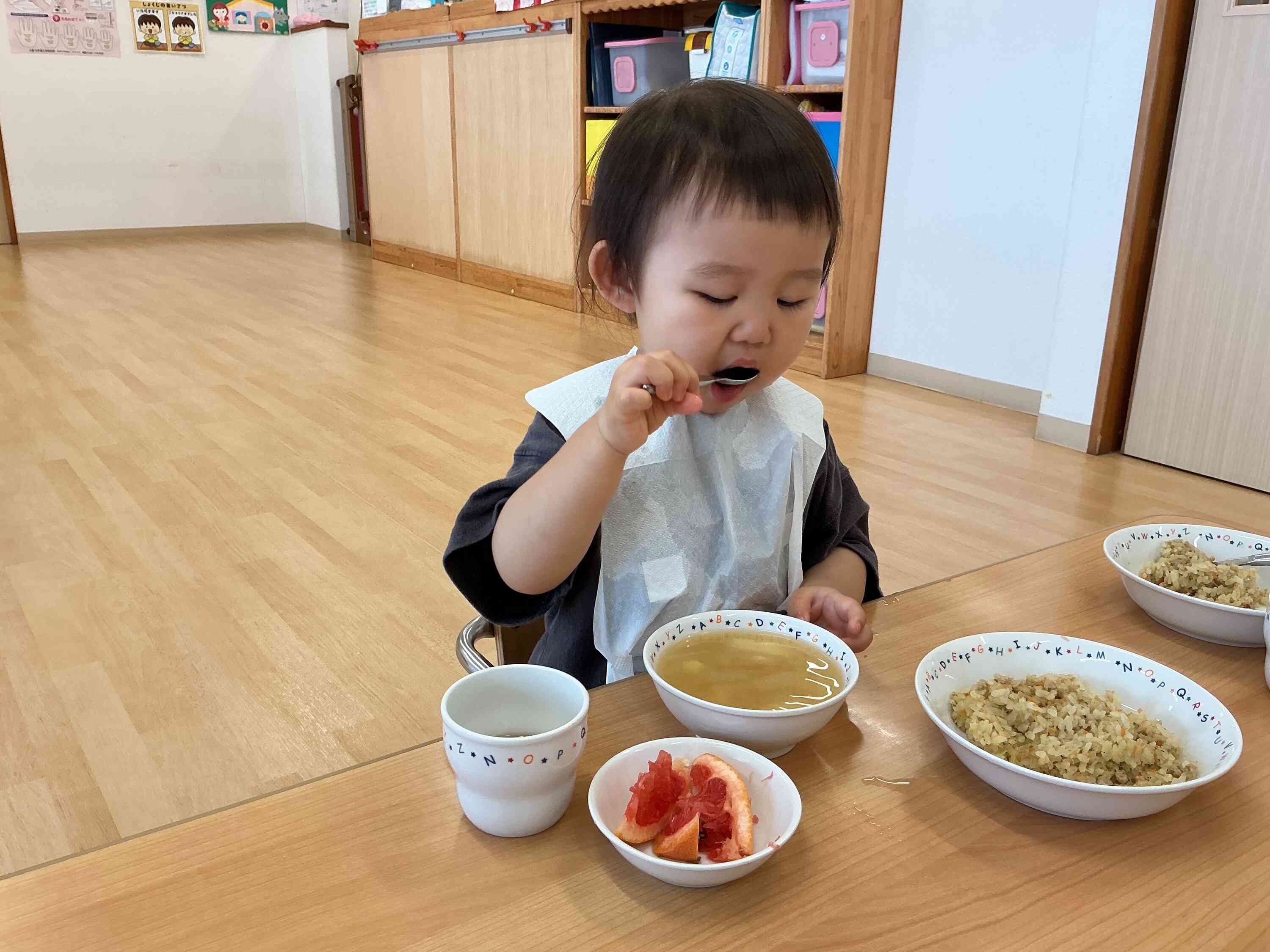 じゃがいものおみそ汁に挑戦しました!
