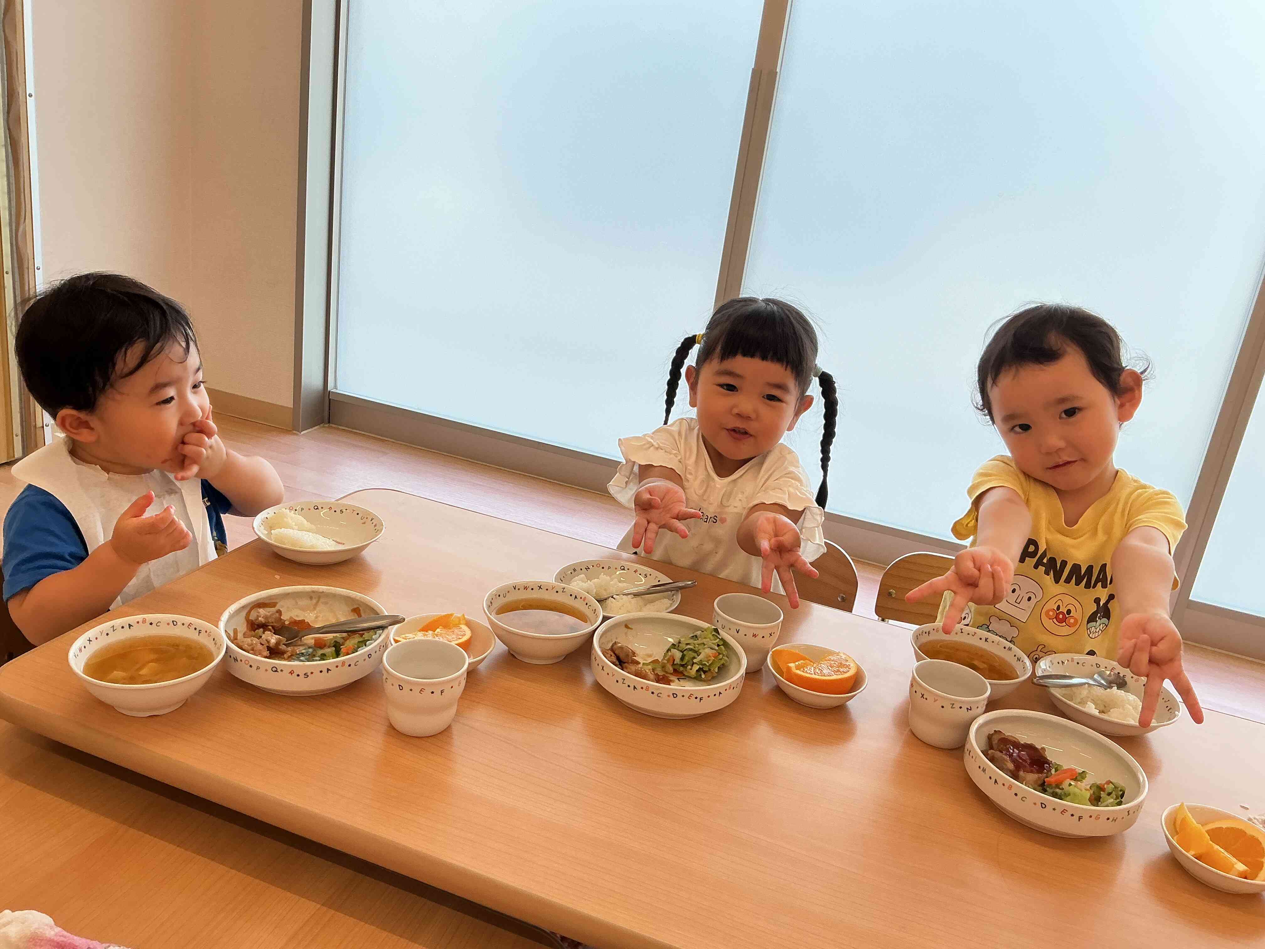 給食大好き♡いただきます！