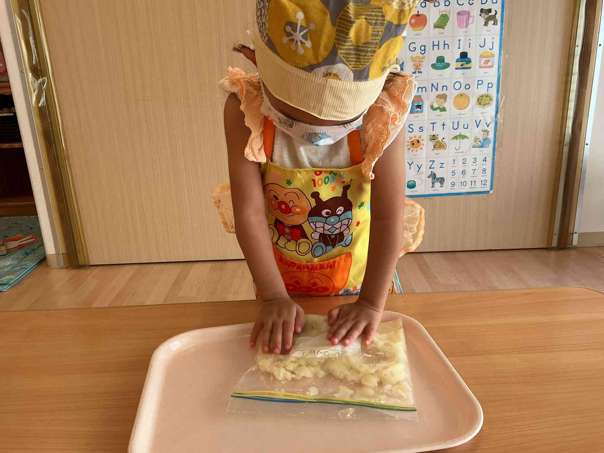 おいしいポテトピザができますように♪