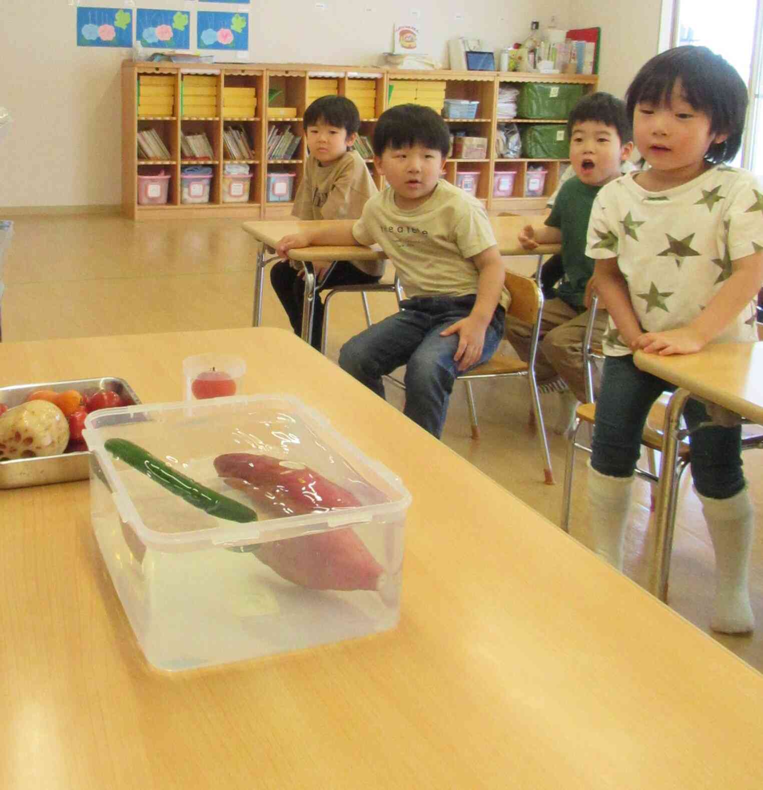 5月の食育活動（さつまいもの苗植え）