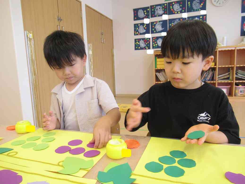 9月の製作のテーマは「ぶどう」です♡
