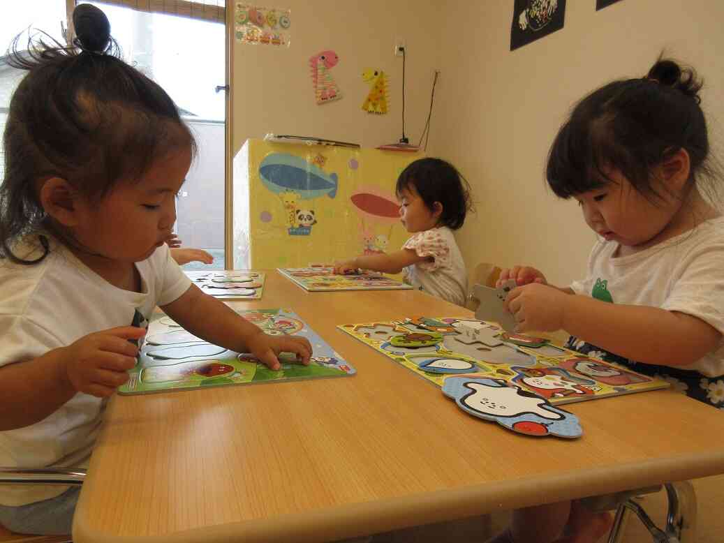 みんなで仲良くパズル遊び♡