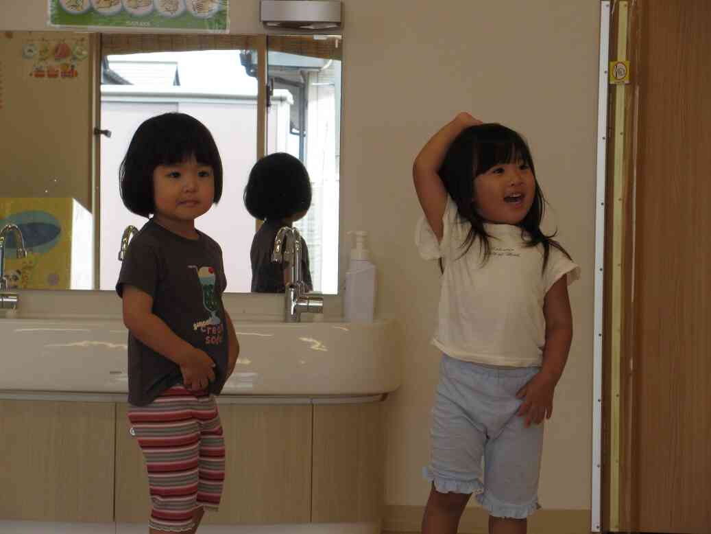 運動会の練習中☆