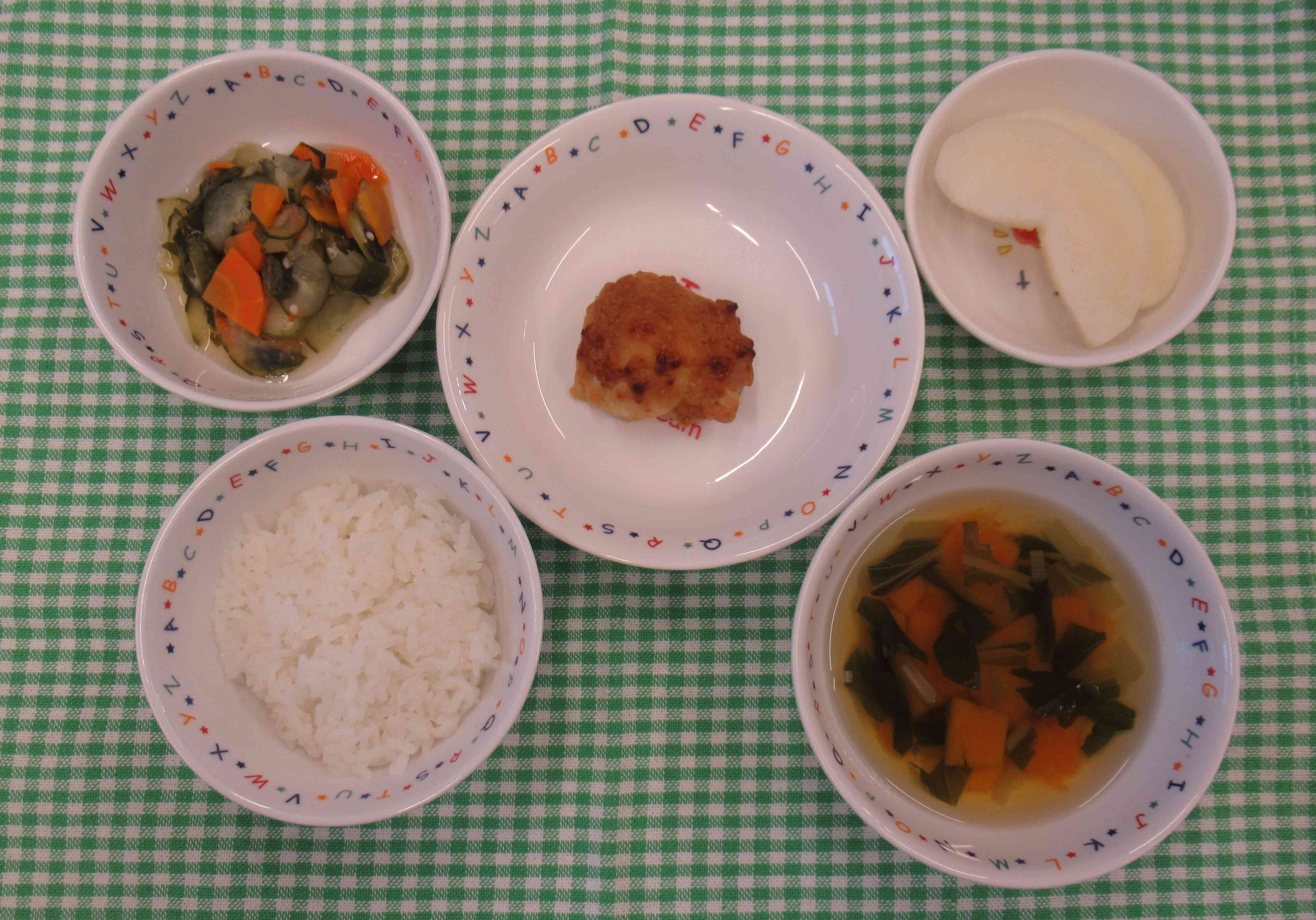 ９月９日の給食