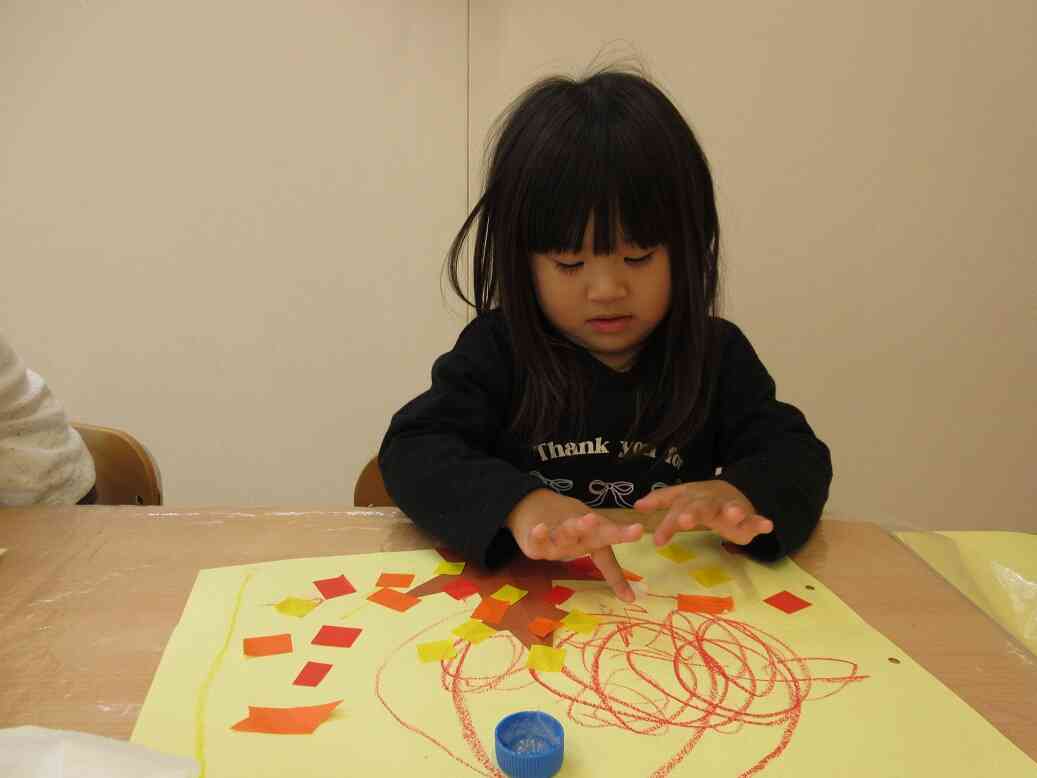 葉っぱがカラフルだね♪