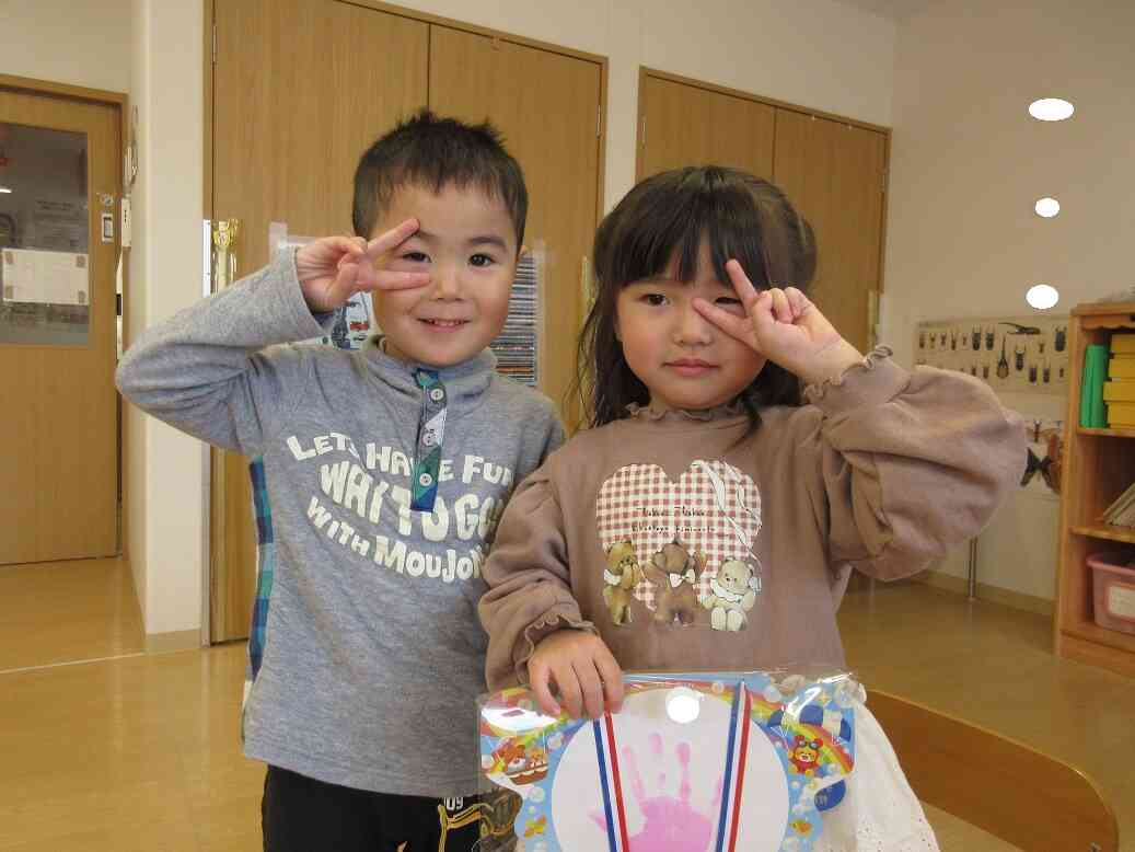 お友だちとはい、チーズ☆