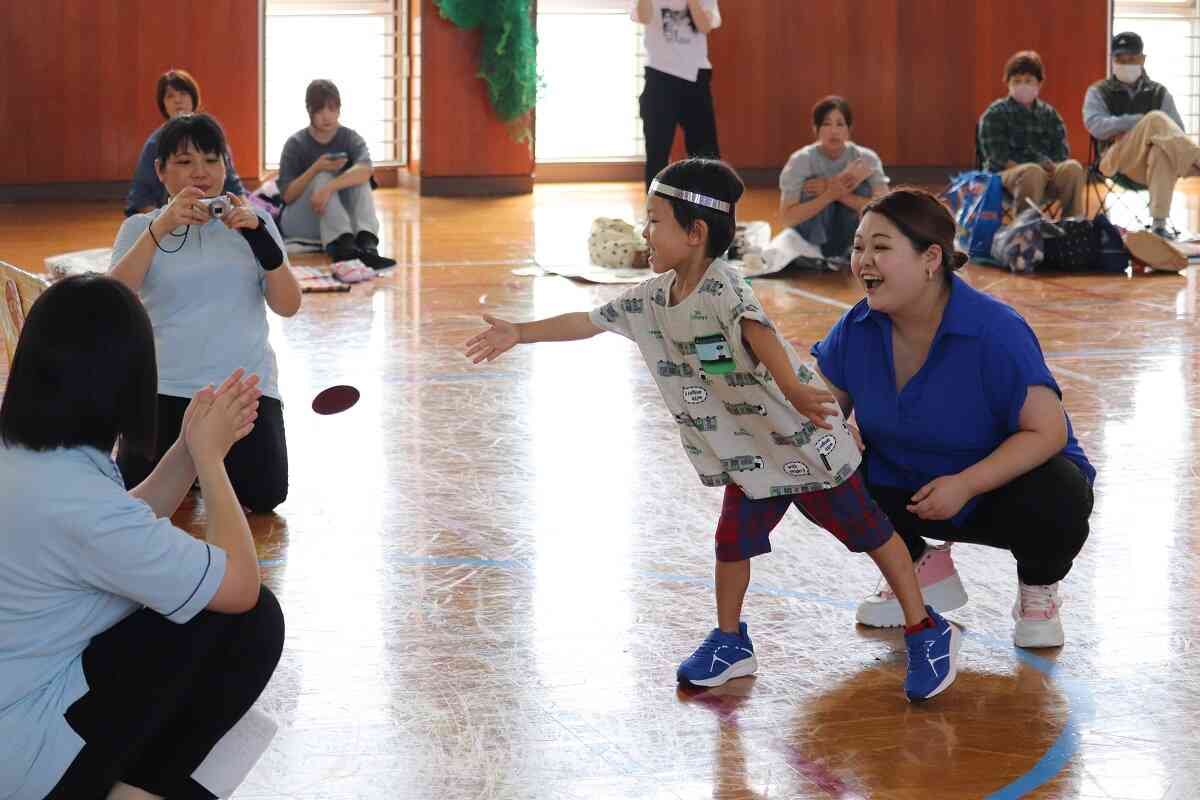 きりん組さん(５歳児)：親子忍者修行中！