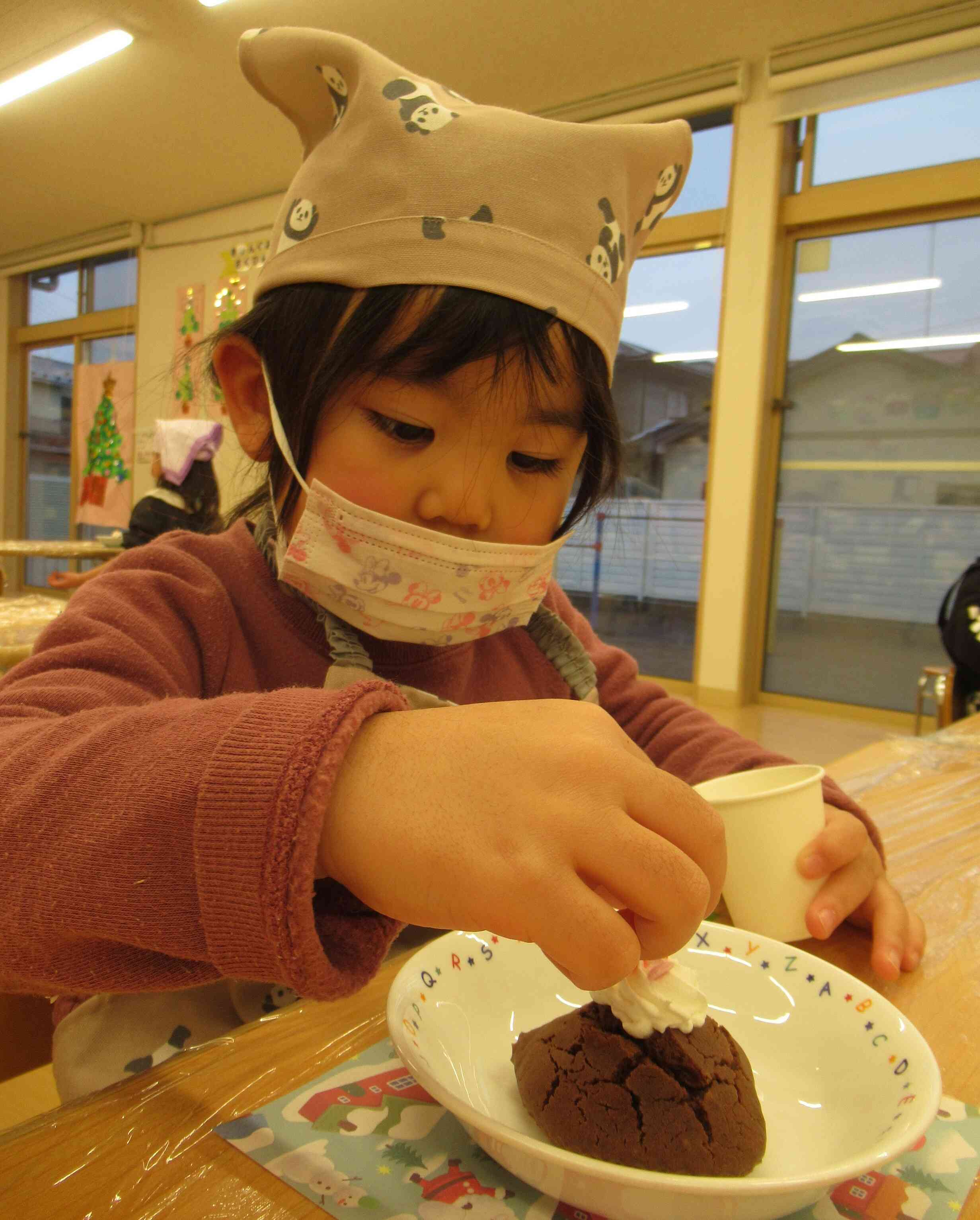 真剣なまなざし…