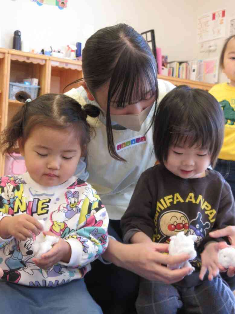 雪が降ったよ！