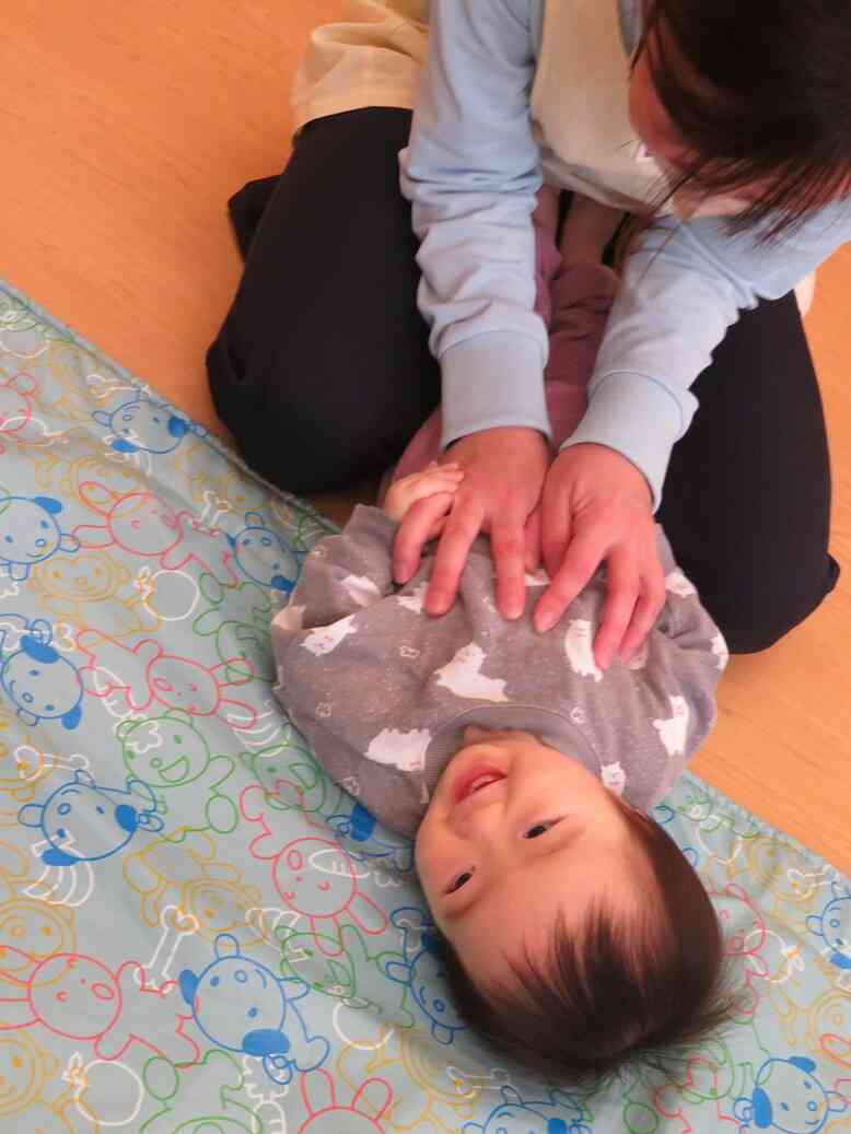 くすぐった～い！