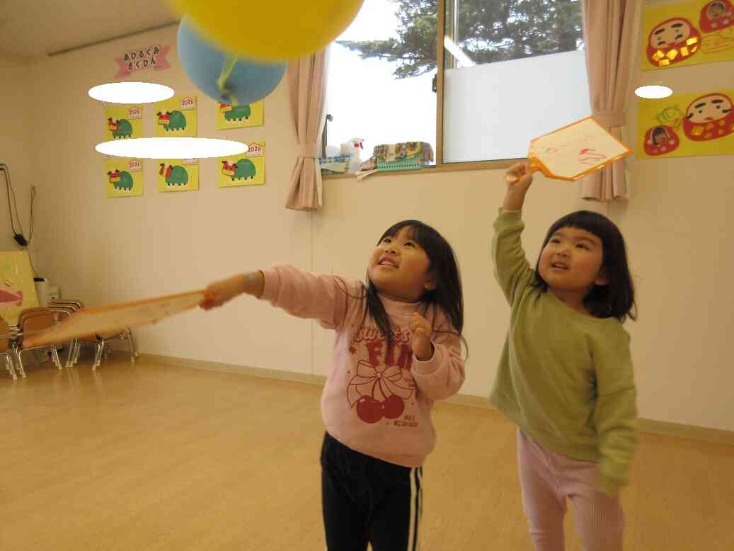 羽付きで遊んだよ！