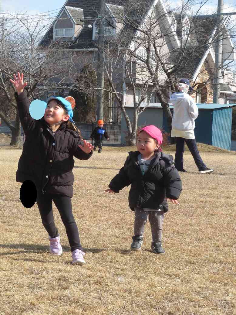 お兄さん・お姉さんと一緒に♡(１・２・４歳児)