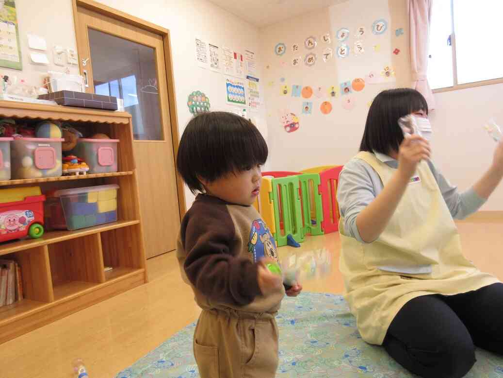 タイミングを合わせて…