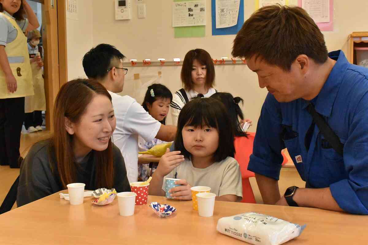 夏祭りの様子【フードコーナー】
