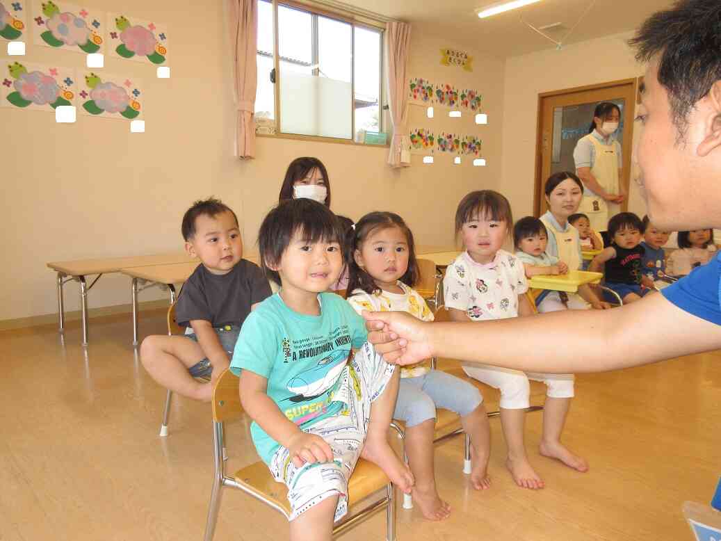 お名前を上手に言えました♪