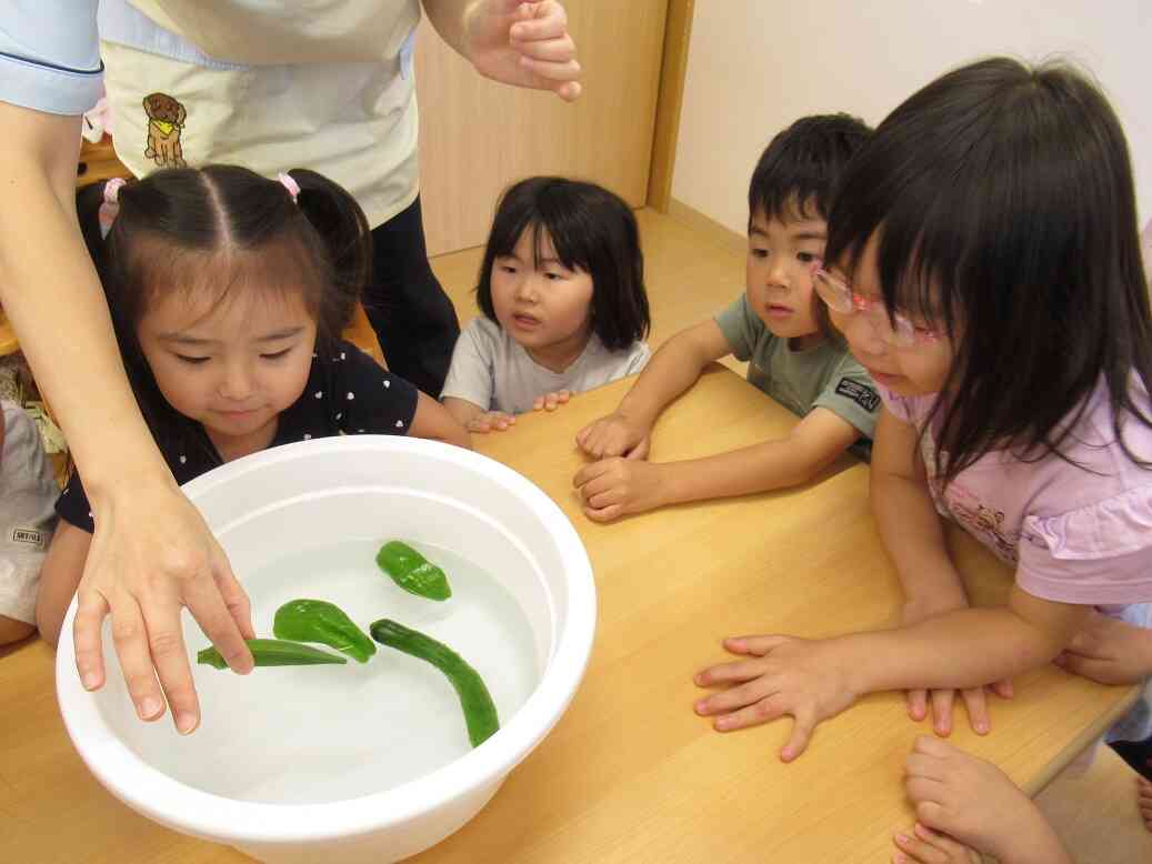 浮かぶかな？沈むかな？