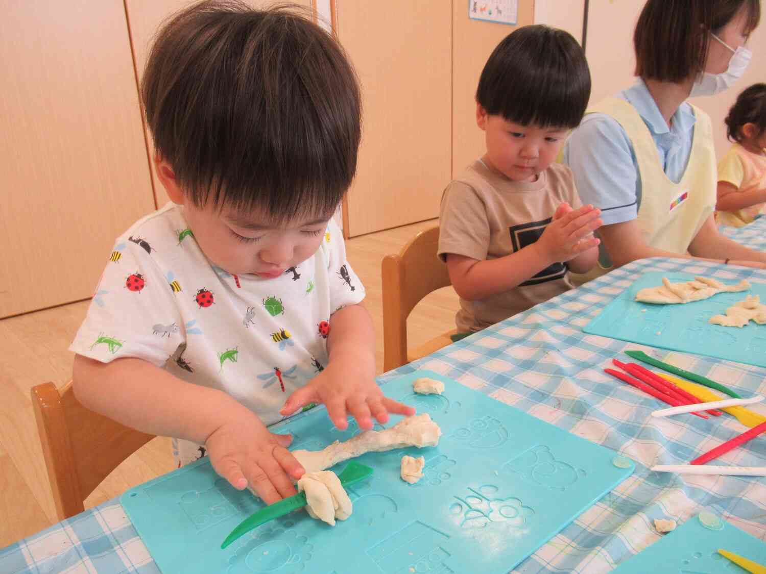 小麦粉粘土楽しいな☆