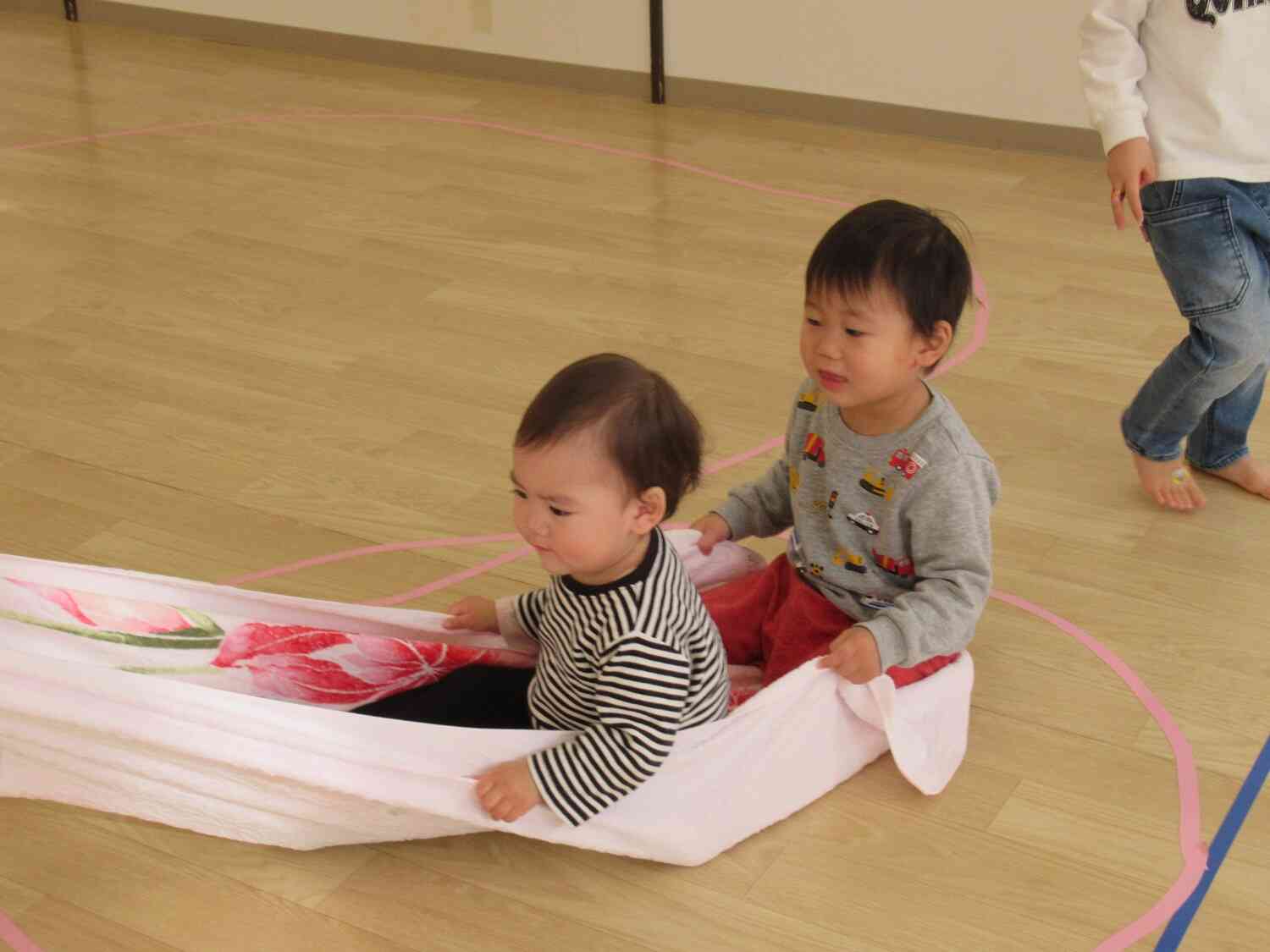バスタオルであそぼう☆